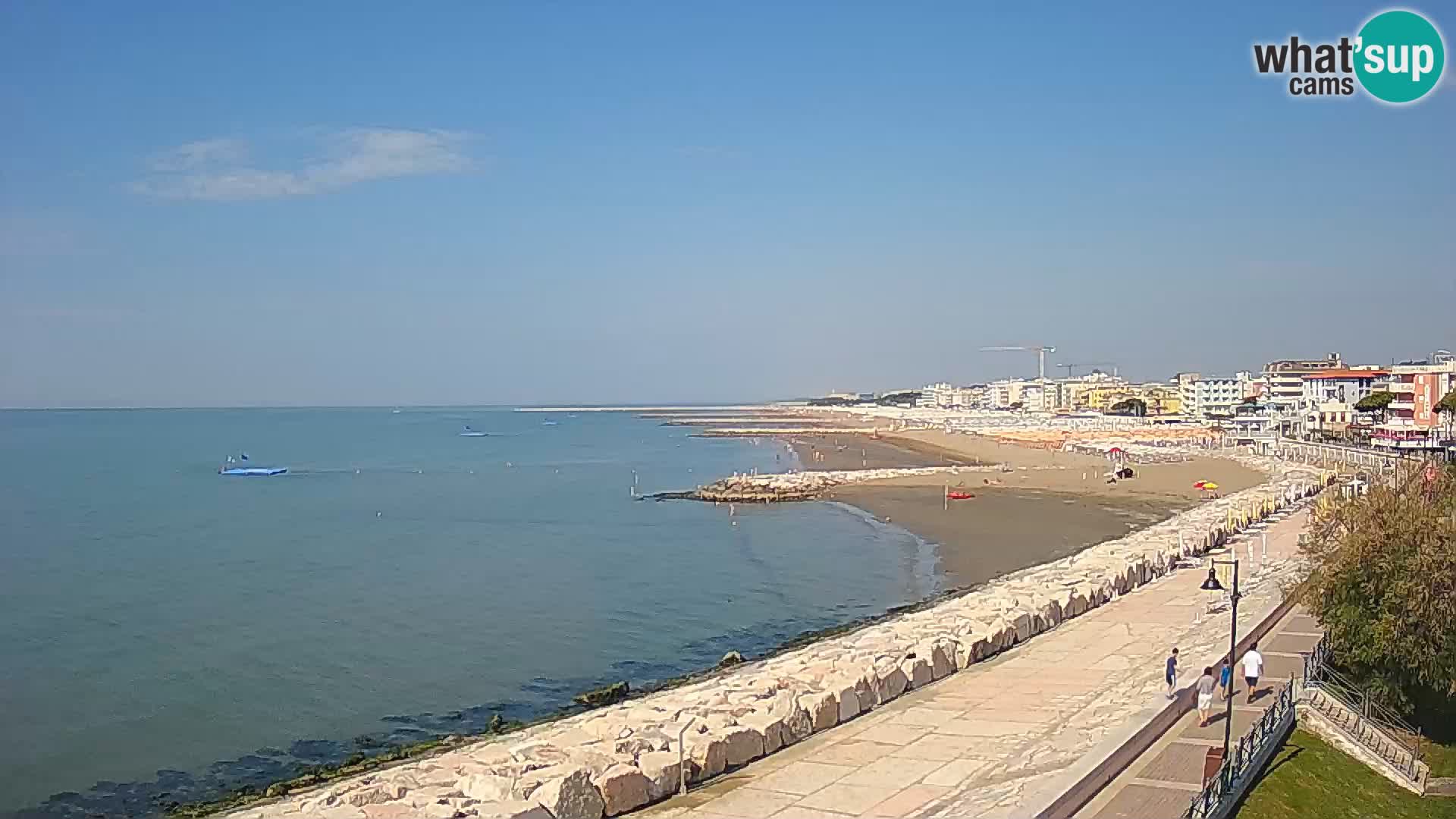 Webcam Caorle Ponente – Blick von Marinai di Caorle