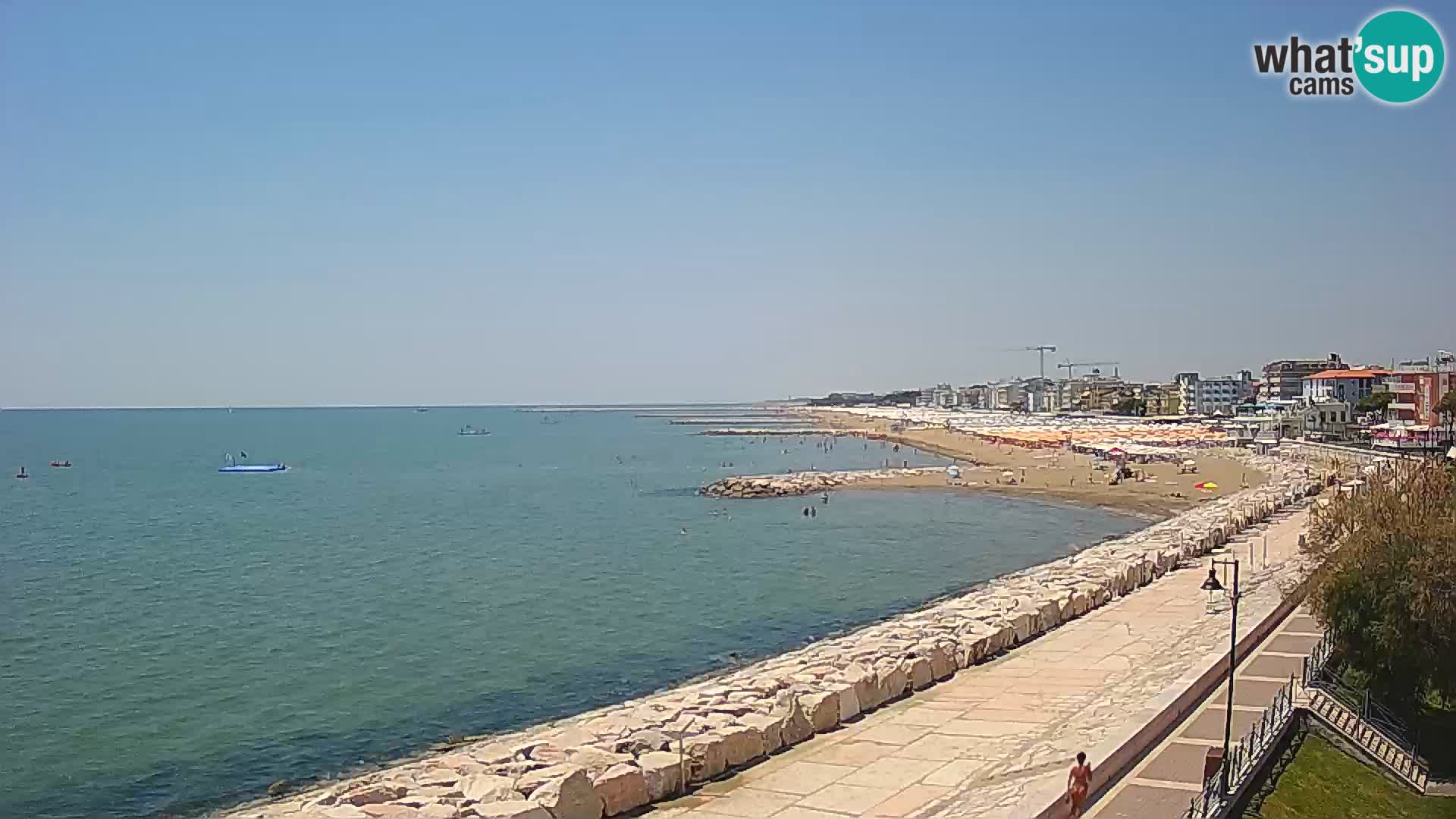 Webcam Caorle Ponente – View from Marinai di Caorle