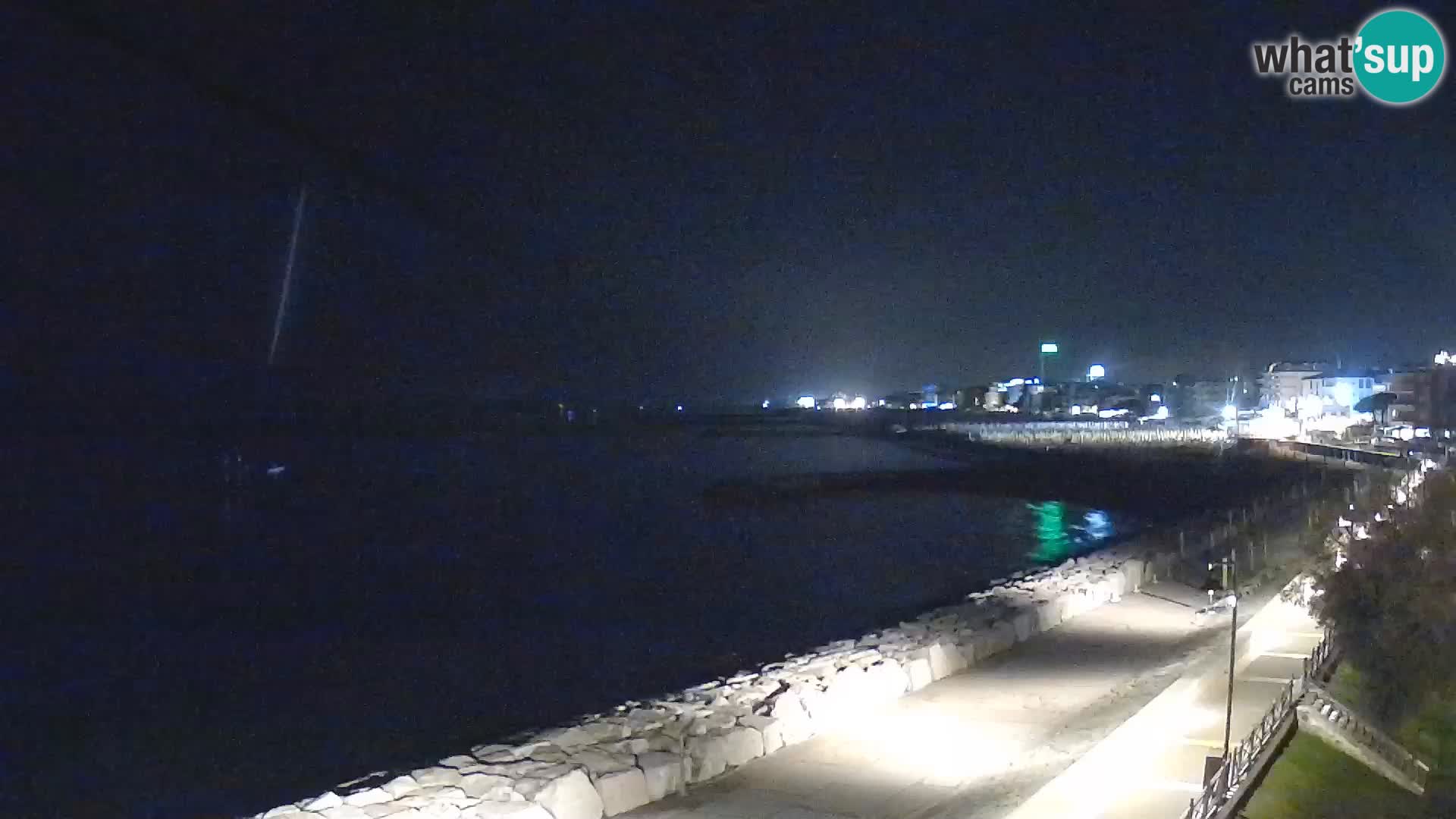 Webcam Caorle Ponente – Blick von Marinai di Caorle