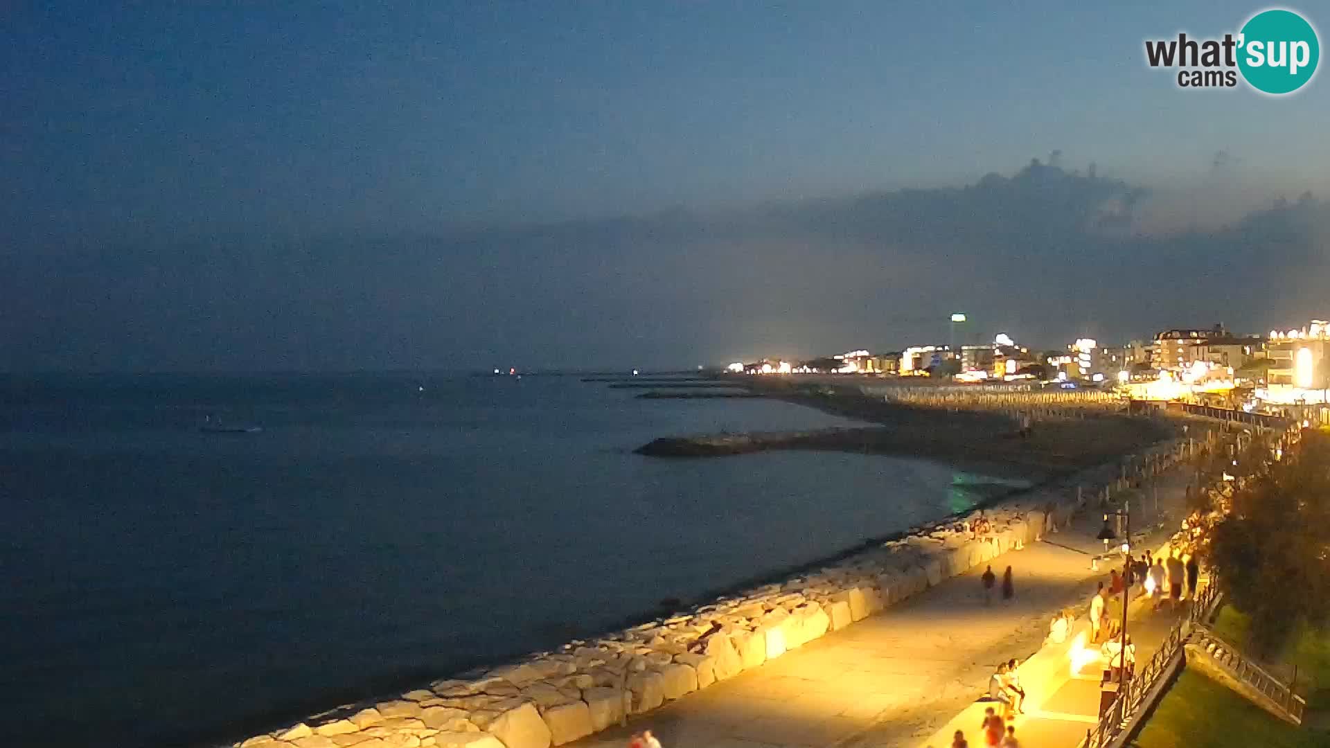 Webcam Caorle Ponente – Blick von Marinai di Caorle