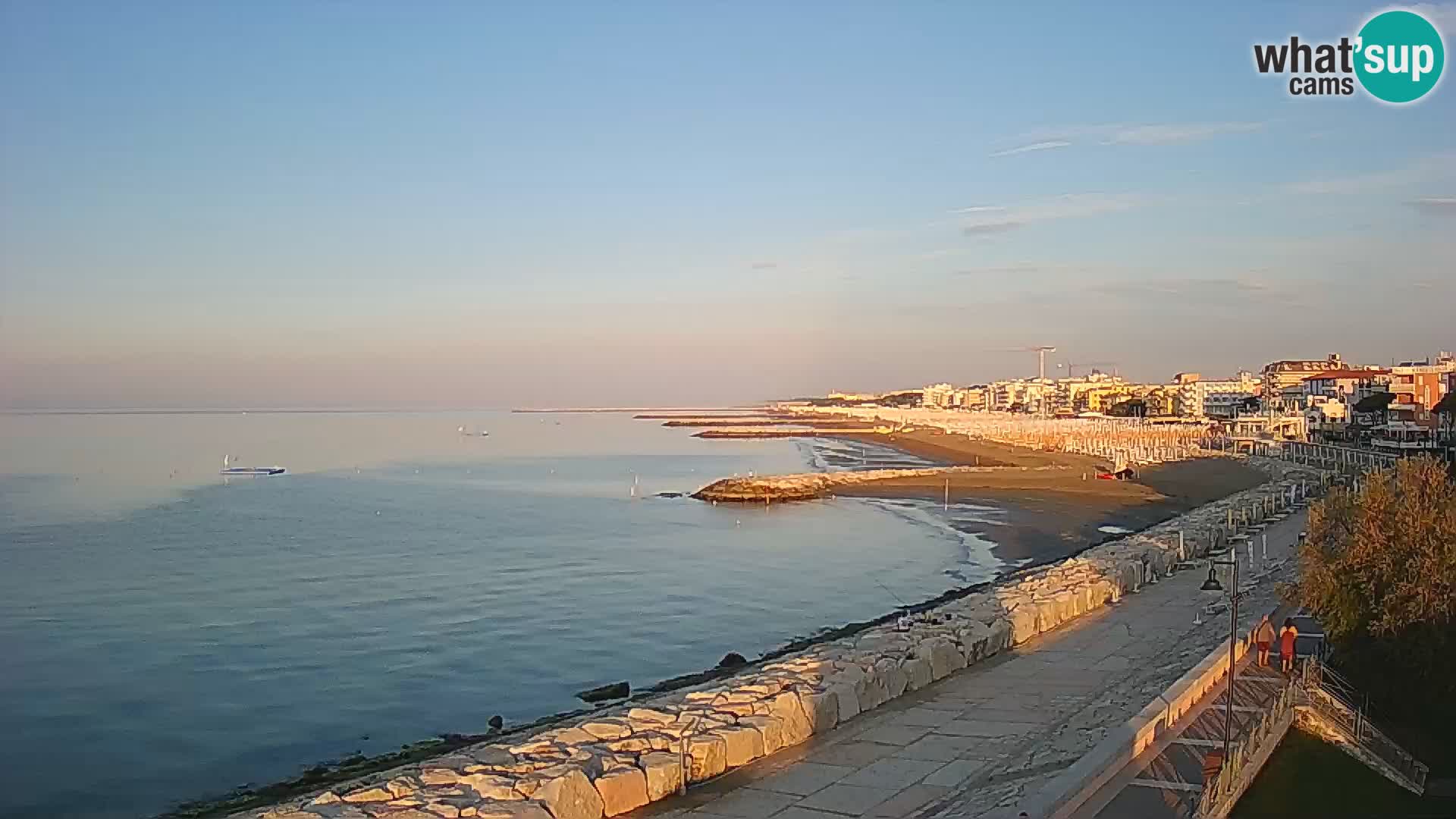 Webcam Caorle Ponente – Blick von Marinai di Caorle