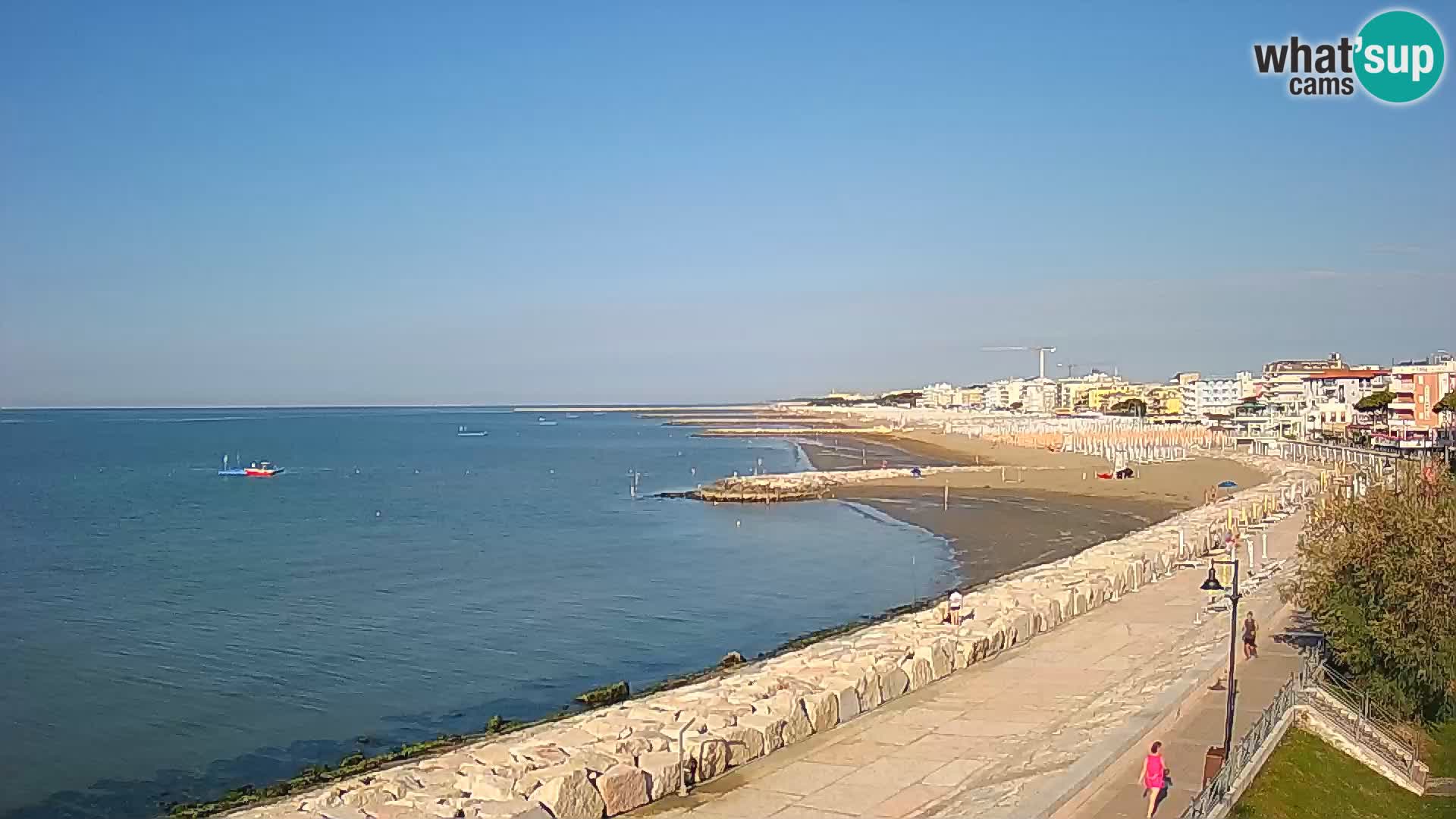 Webcam Caorle Ponente – View from Marinai di Caorle