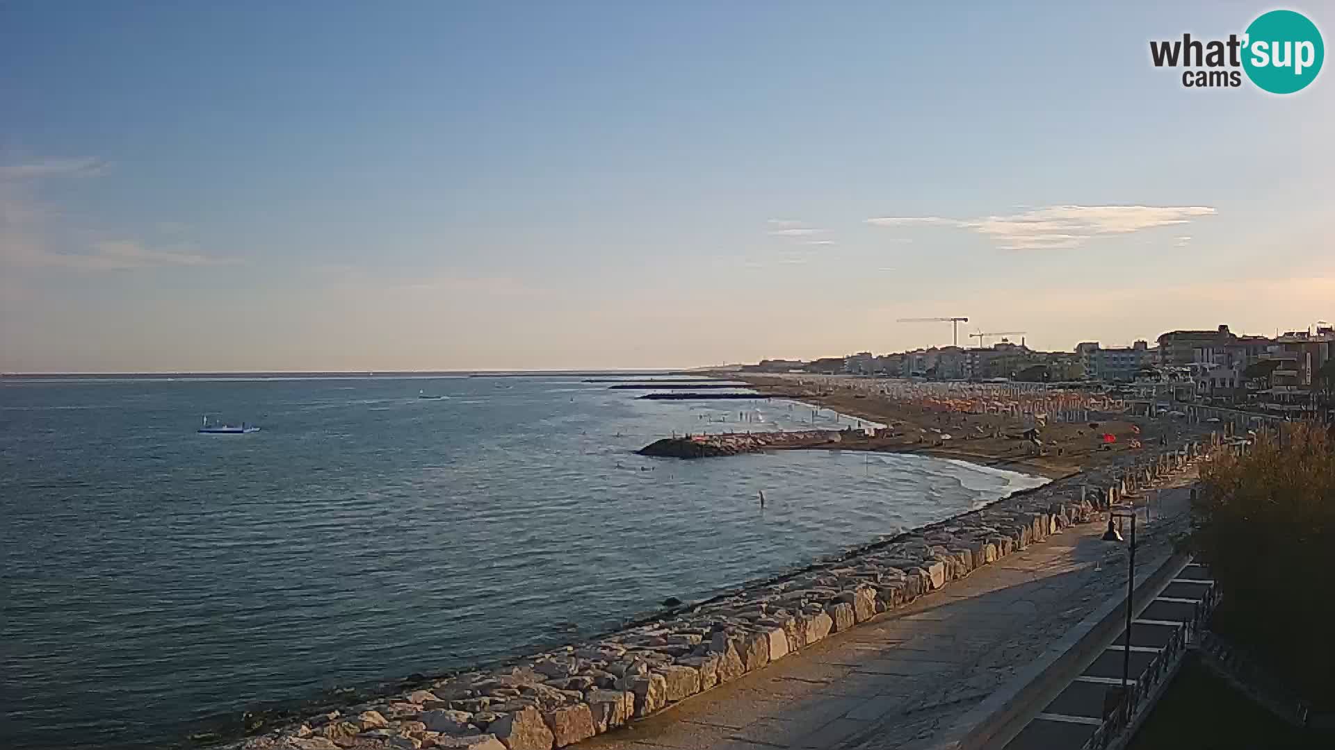 Webcam Caorle Ponente – panorama dall’ASS. Marinai di Caorle