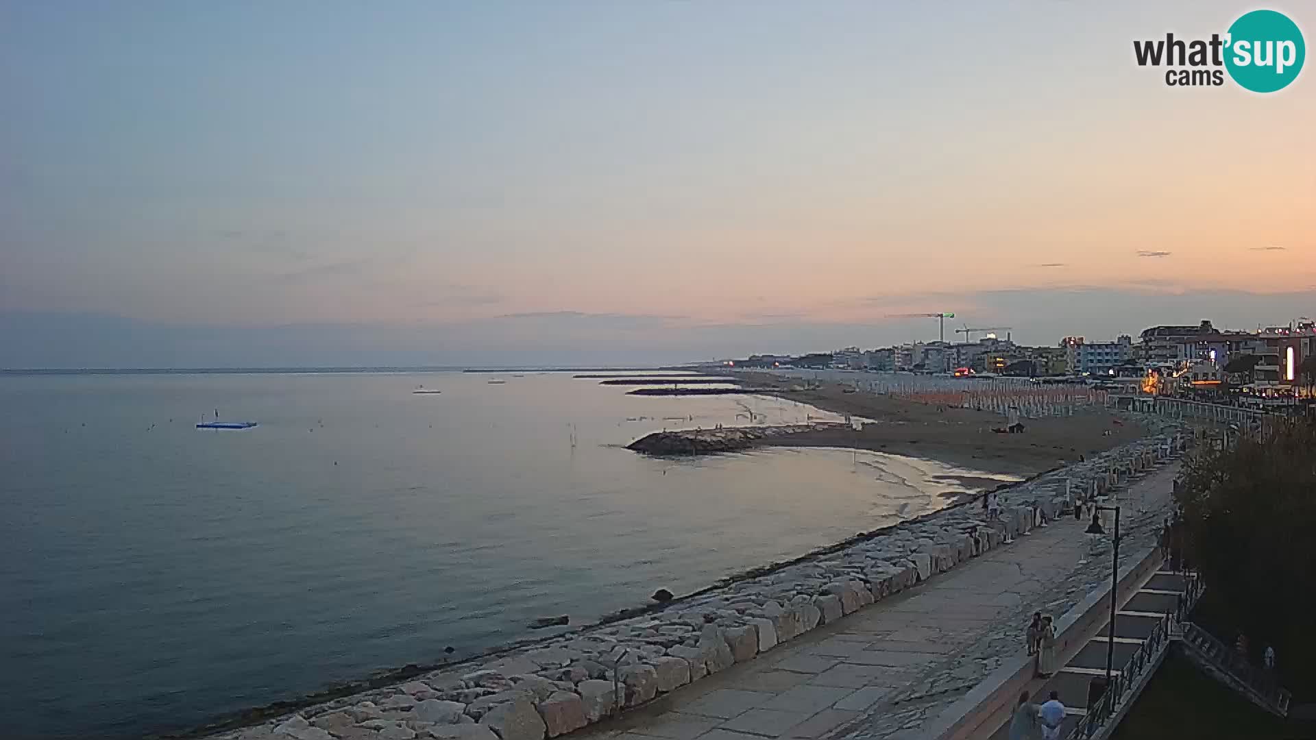 Webcam Caorle Ponente – Vue depuis les Marinai di Caorle