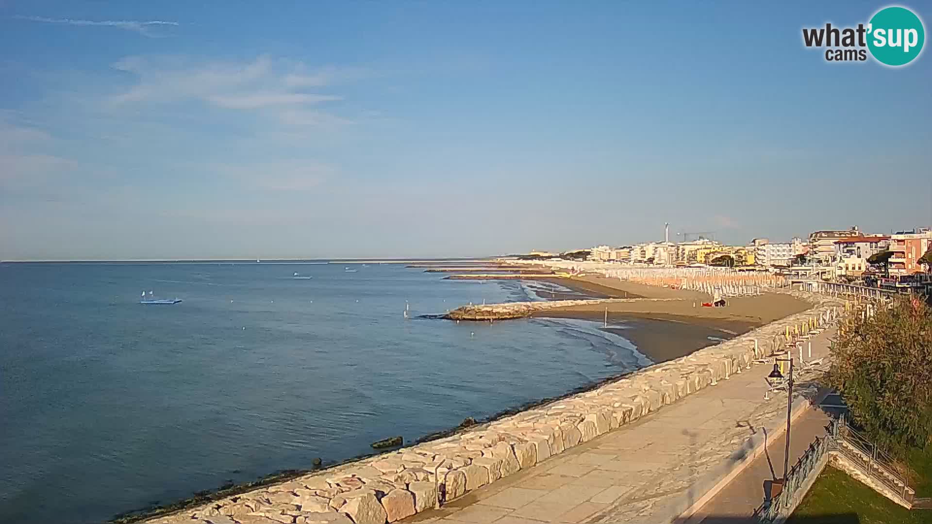 Webcam Caorle Ponente – View from Marinai di Caorle