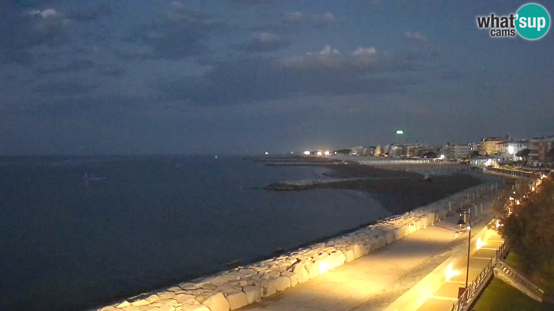 Webcam Caorle Ponente – Blick von Marinai di Caorle