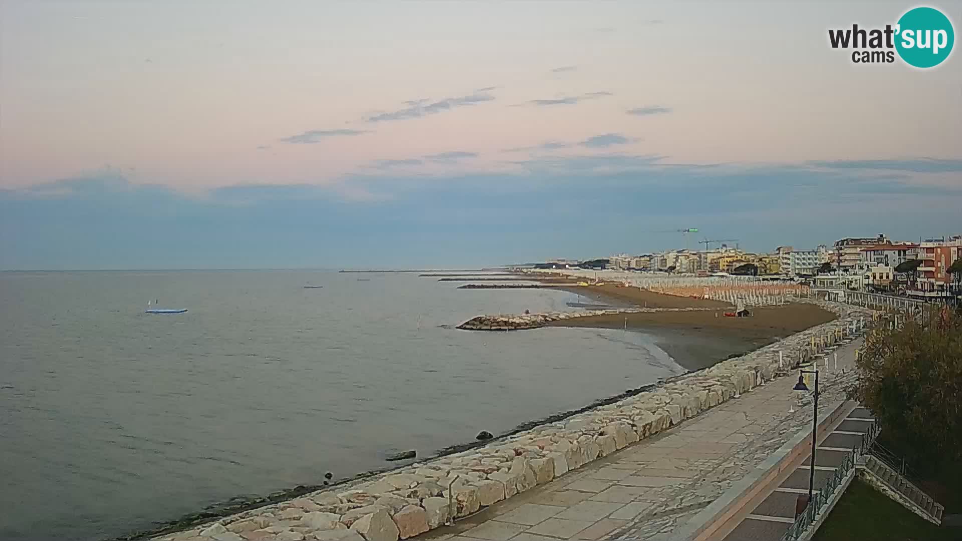 Webcam Caorle Ponente – Vue depuis les Marinai di Caorle