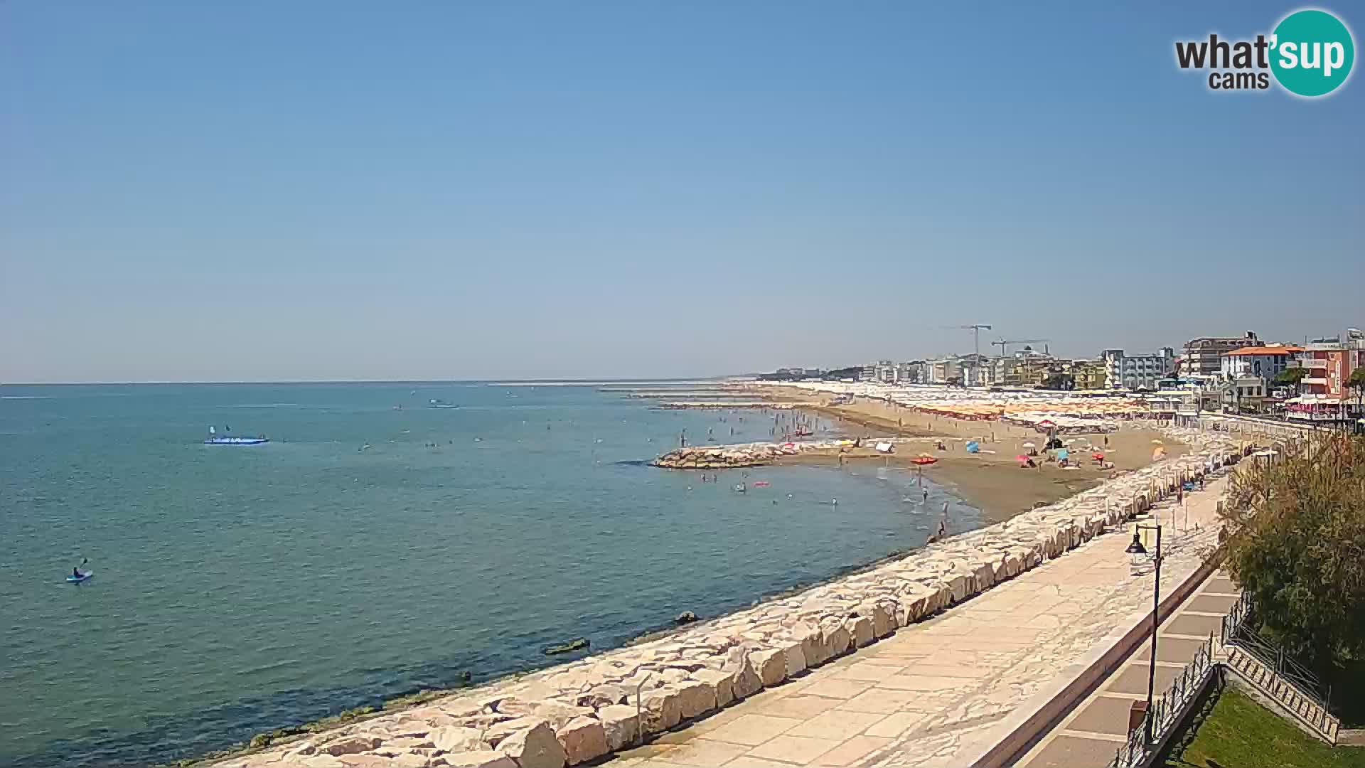 Kamera Caorle Ponente – Pogled iz “Marinai di Caorle”