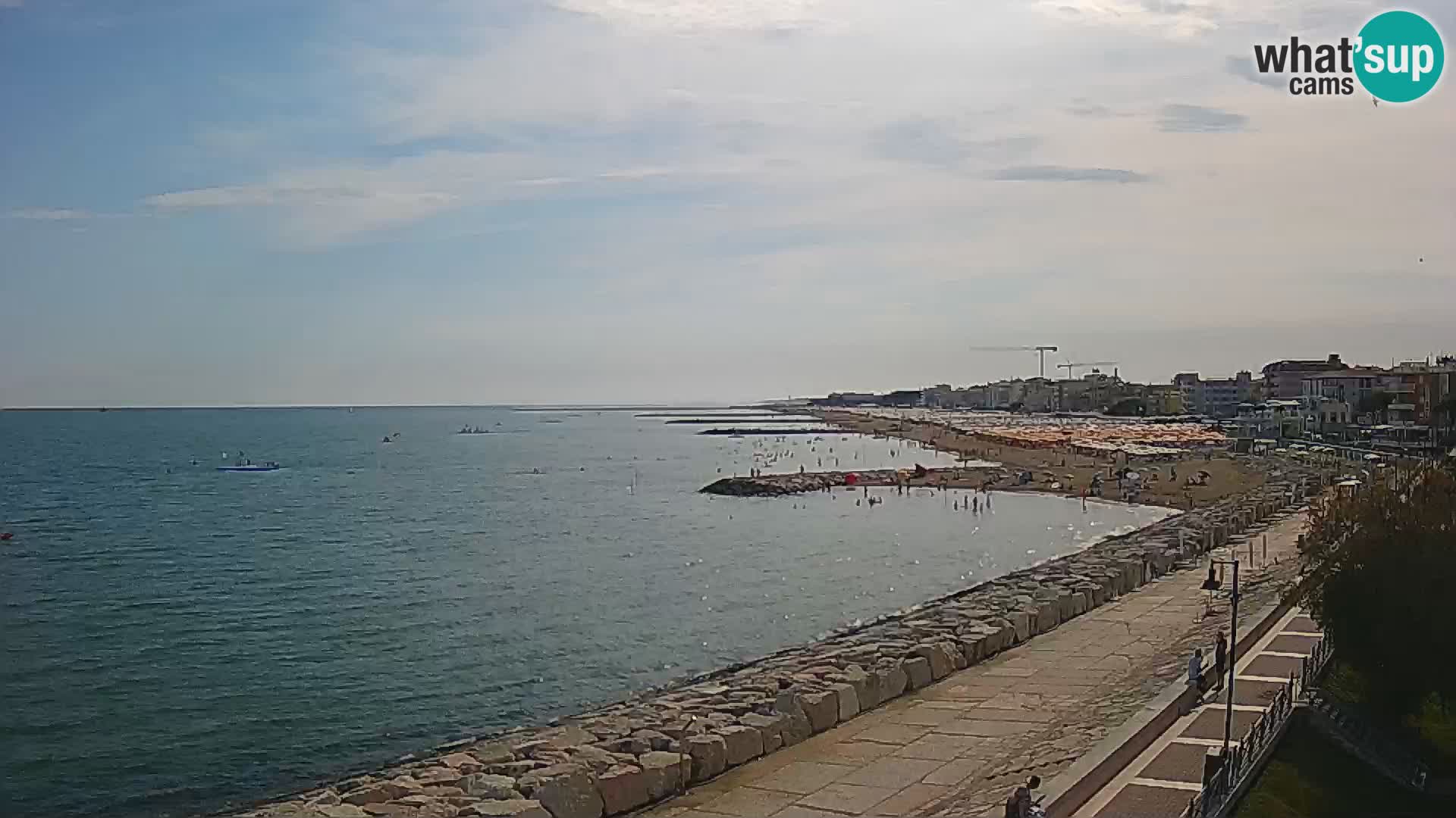 Webcam Caorle Ponente – View from Marinai di Caorle