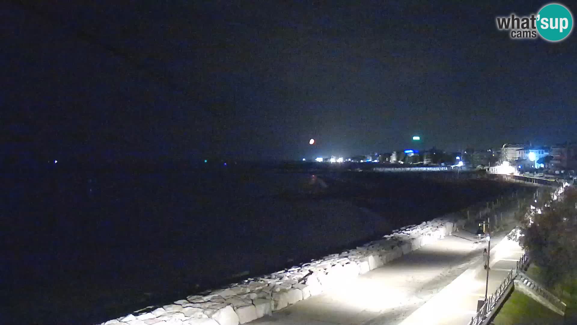 Webcam Caorle Ponente – Blick von Marinai di Caorle