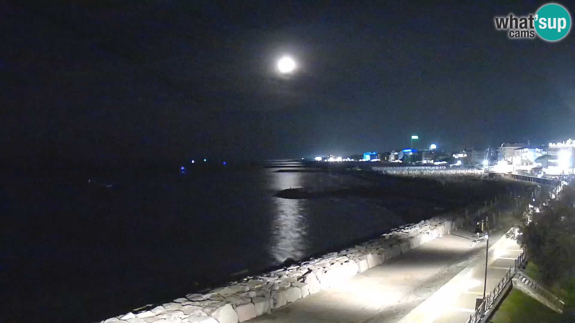 Webcam Caorle Ponente – Vue depuis les Marinai di Caorle