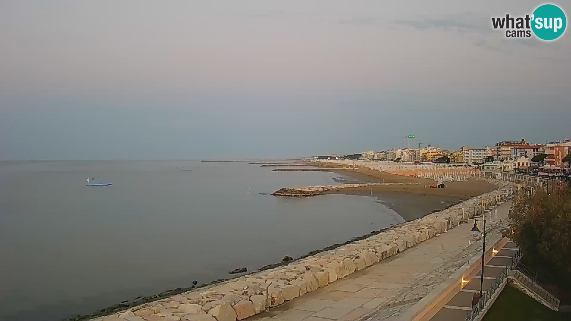 Webcam Caorle Ponente – Vue depuis les Marinai di Caorle