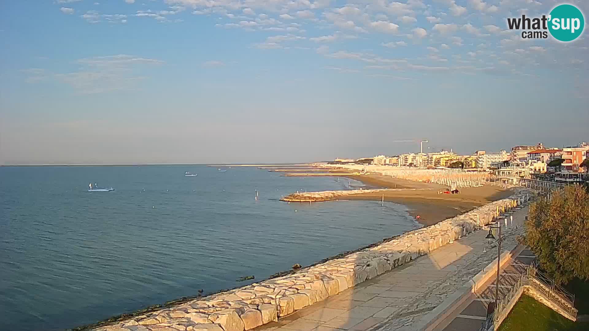 Webcam Caorle Ponente – View from Marinai di Caorle
