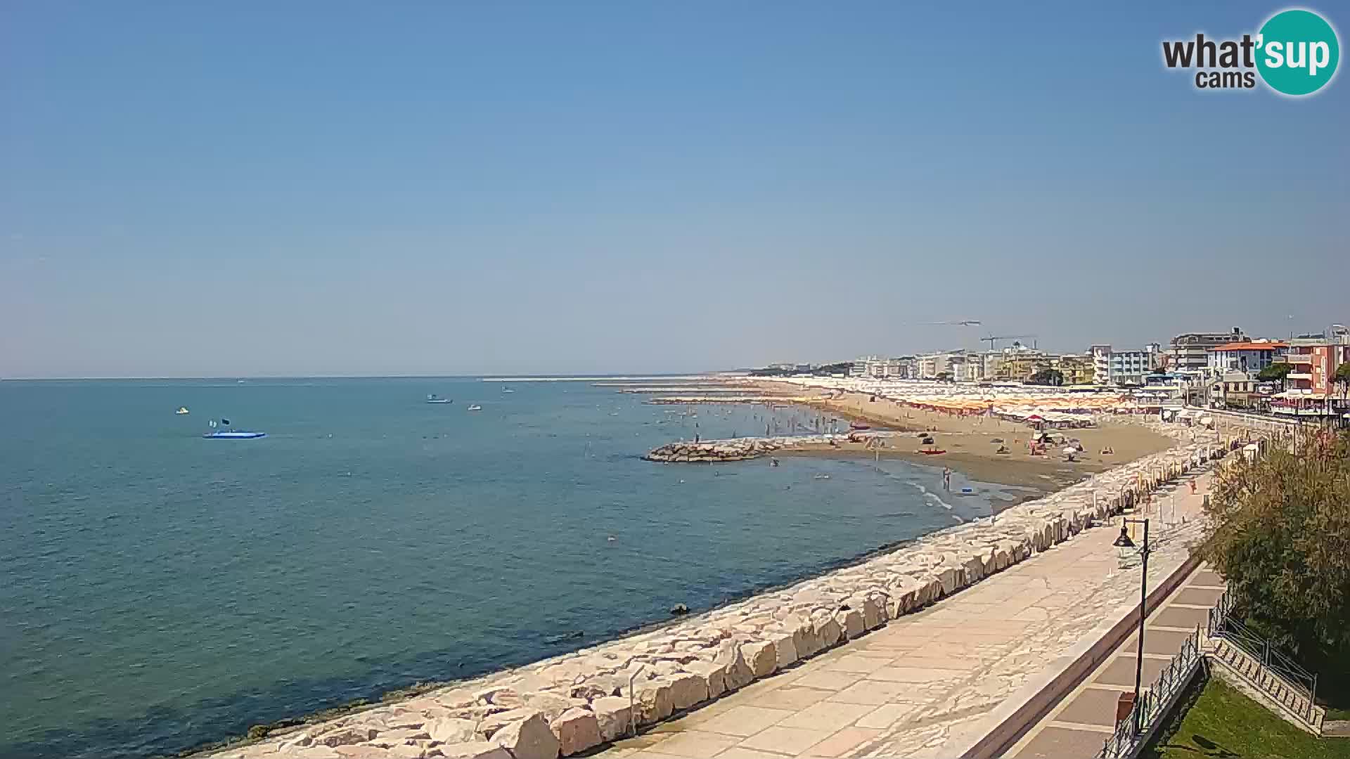 Webcam Caorle Ponente – Vue depuis les Marinai di Caorle