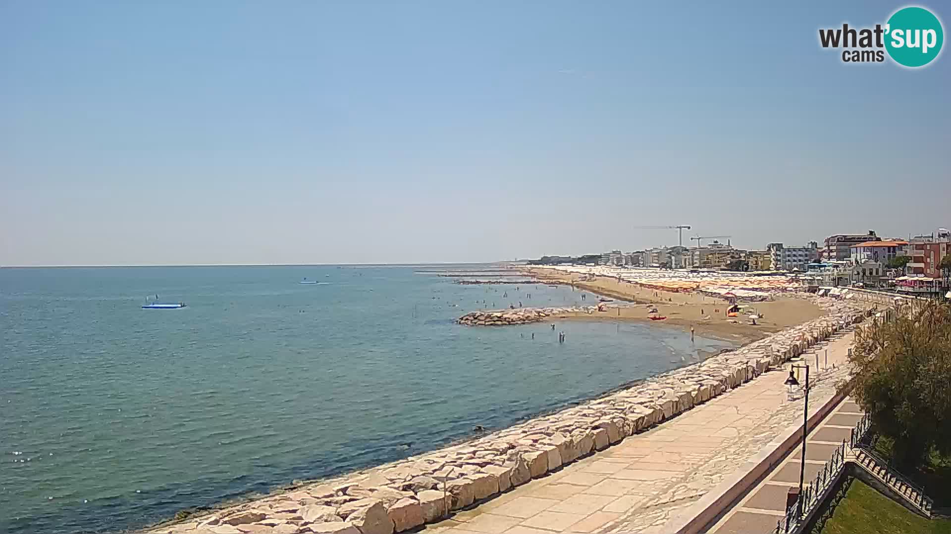 Webcam Caorle Ponente – Vue depuis les Marinai di Caorle