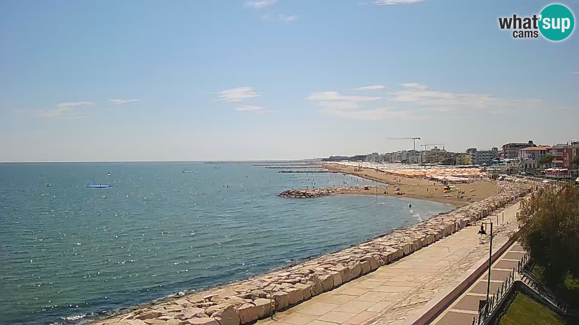 Webcam Caorle Ponente – View from Marinai di Caorle