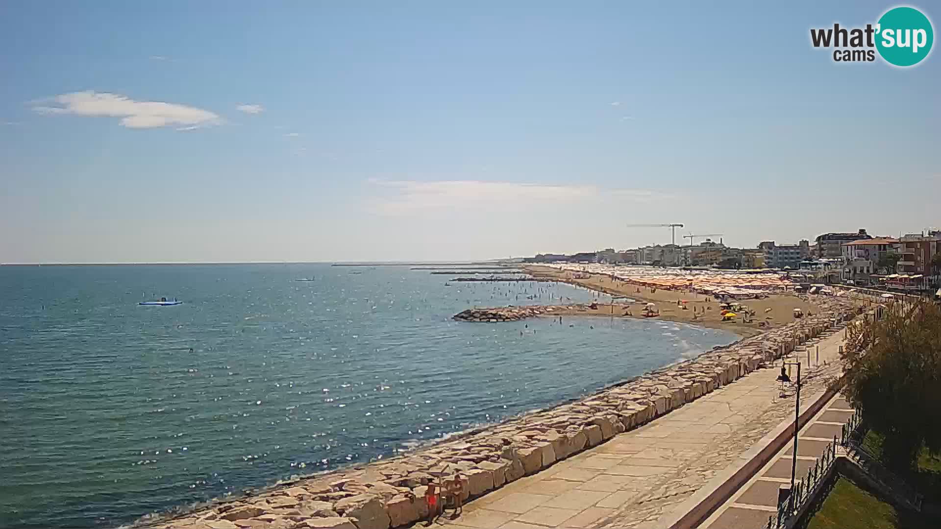Webcam Caorle Ponente – View from Marinai di Caorle