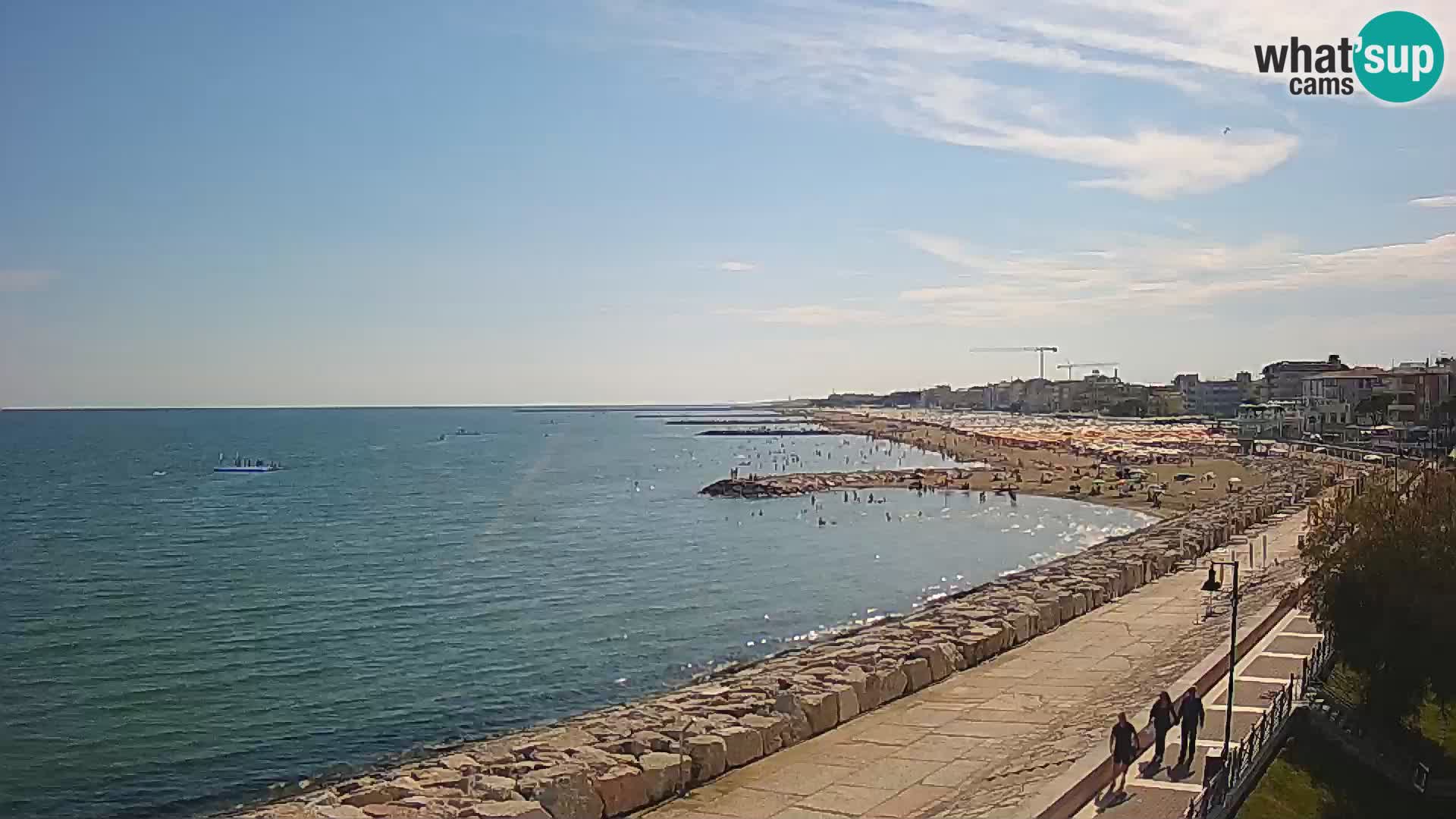 Kamera Caorle Ponente – Pogled iz “Marinai di Caorle”