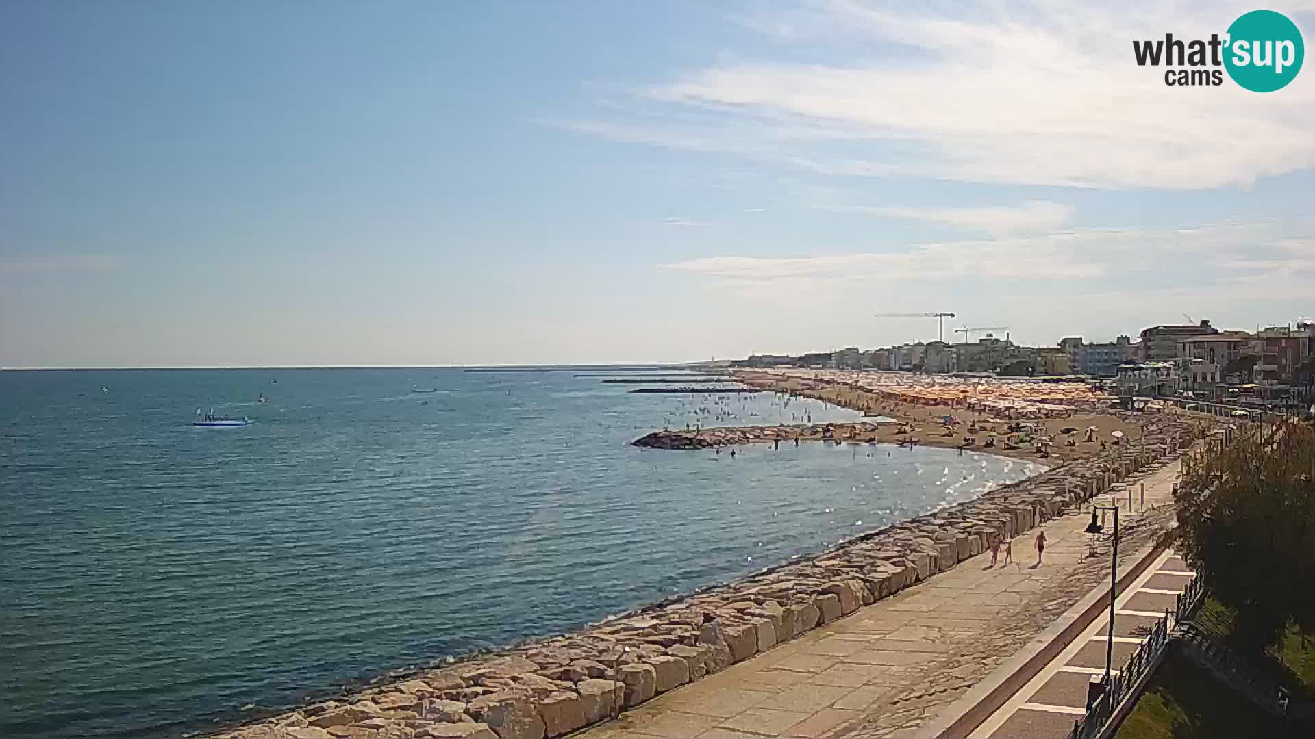Webcam Caorle Ponente – View from Marinai di Caorle