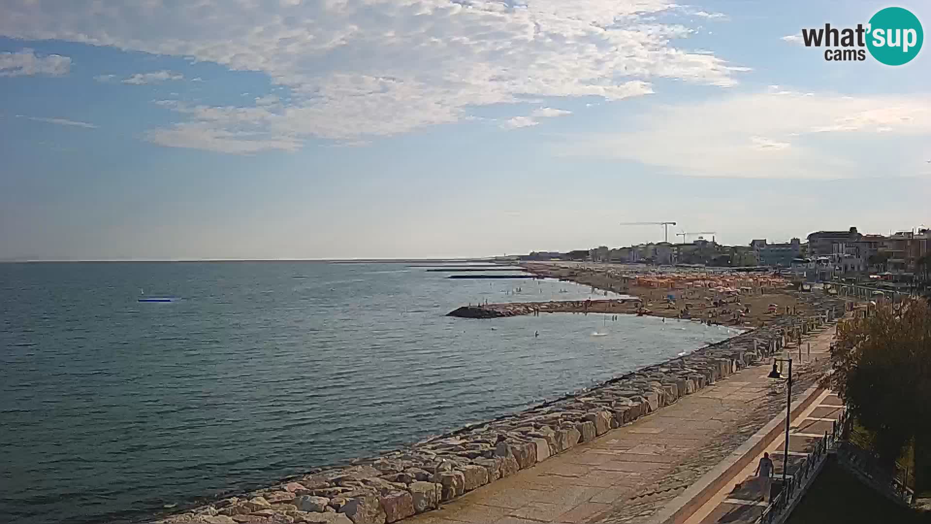 Webcam Caorle Ponente – View from Marinai di Caorle