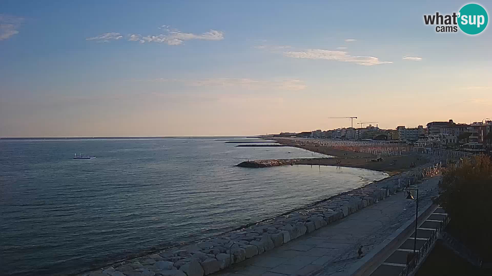 Webcam Caorle Ponente – View from Marinai di Caorle