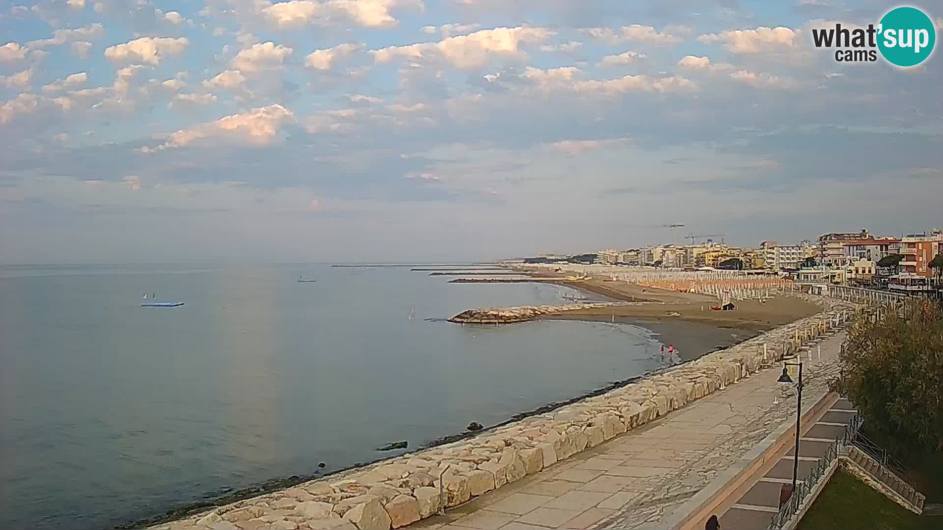 Webcam Caorle Ponente – Blick von Marinai di Caorle