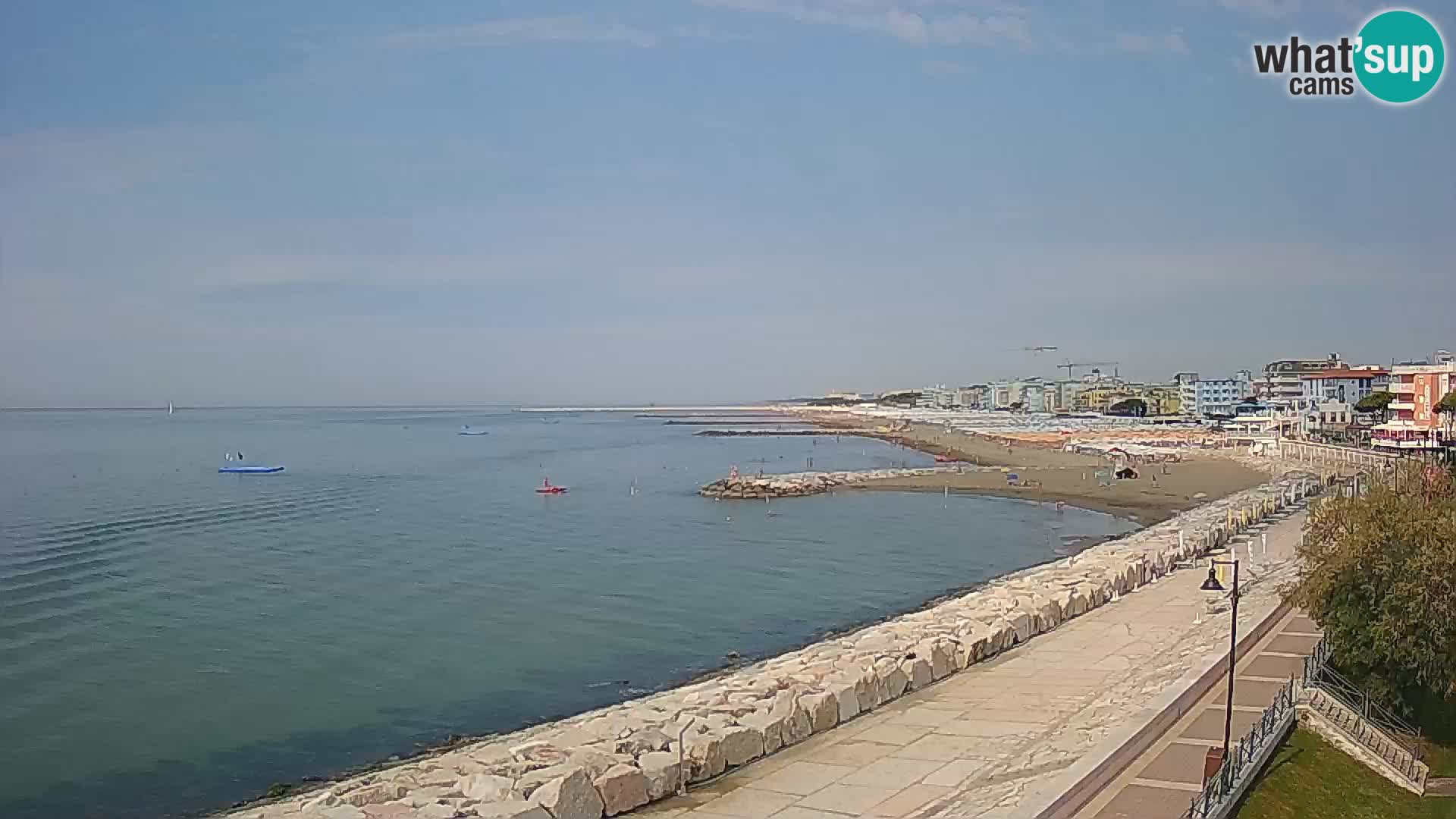 Webcam Caorle Ponente – Blick von Marinai di Caorle