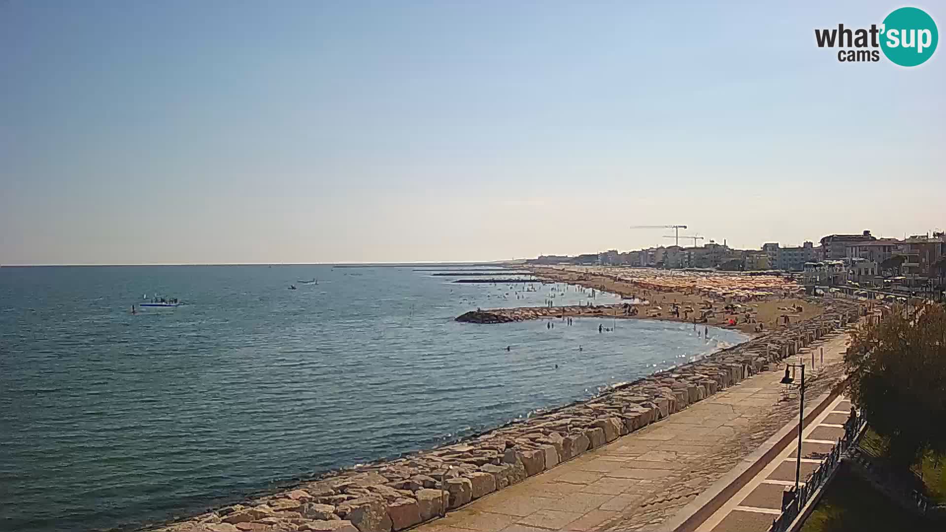 Webcam Caorle Ponente – Vista desde Marinai di Caorle