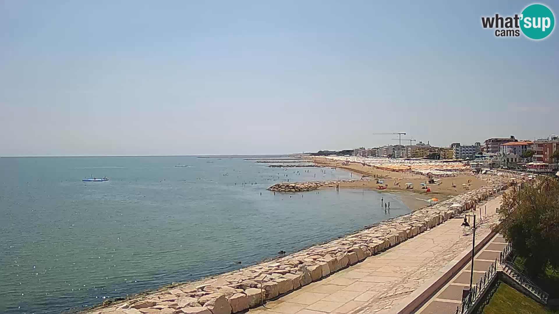 Webcam Caorle Ponente – Blick von Marinai di Caorle
