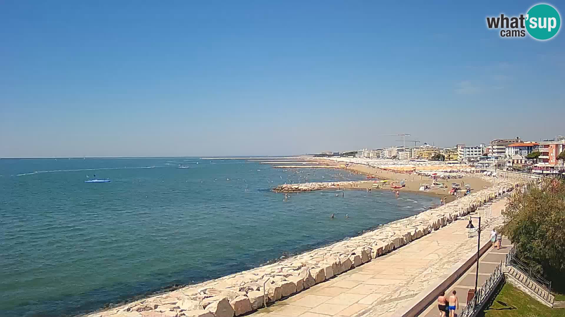 Webcam Caorle Ponente – Vue depuis les Marinai di Caorle