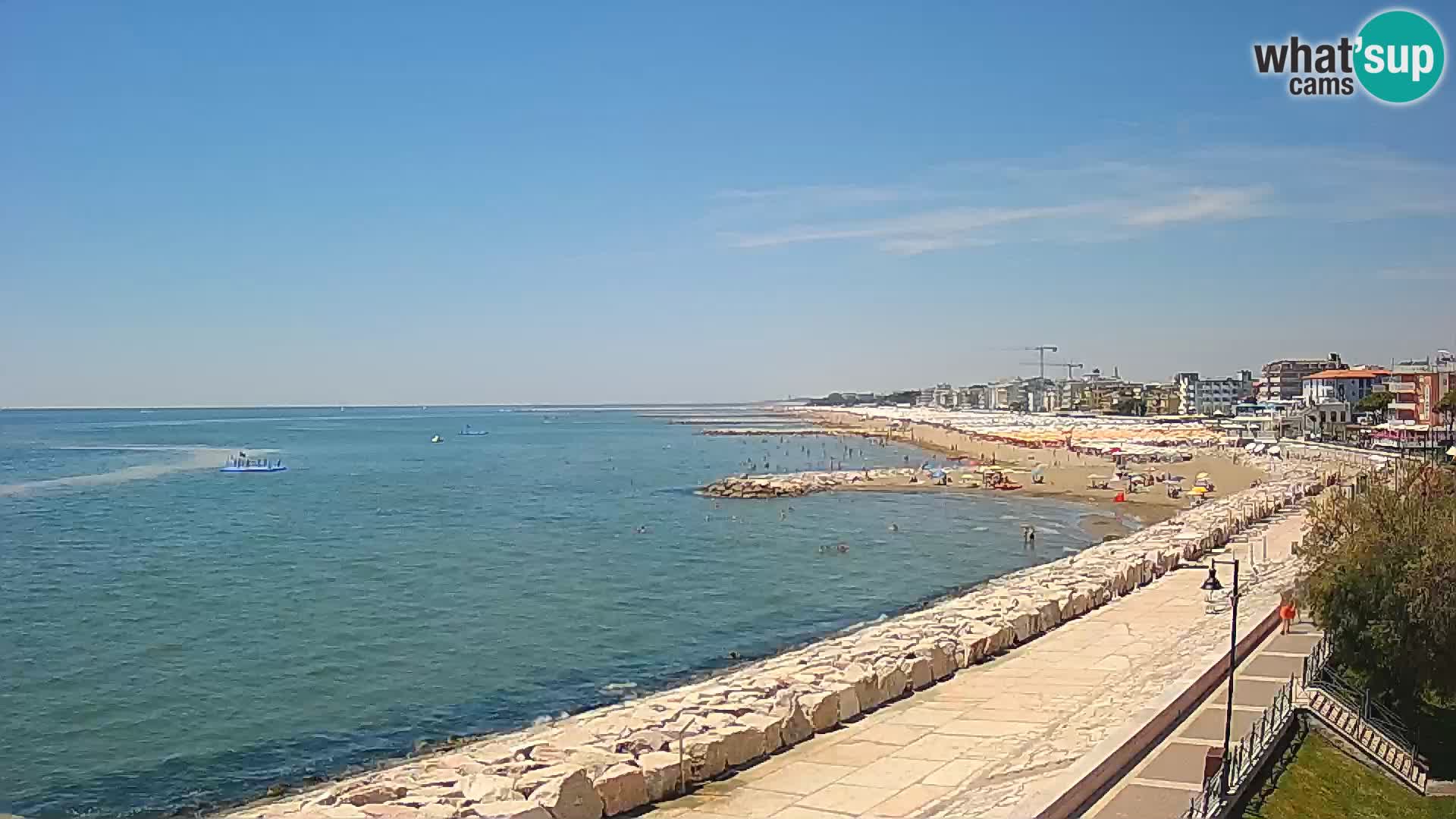 Webcam Caorle Ponente – View from Marinai di Caorle