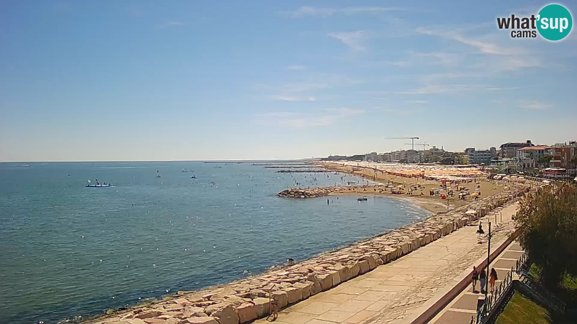 Webcam Caorle Ponente – View from Marinai di Caorle
