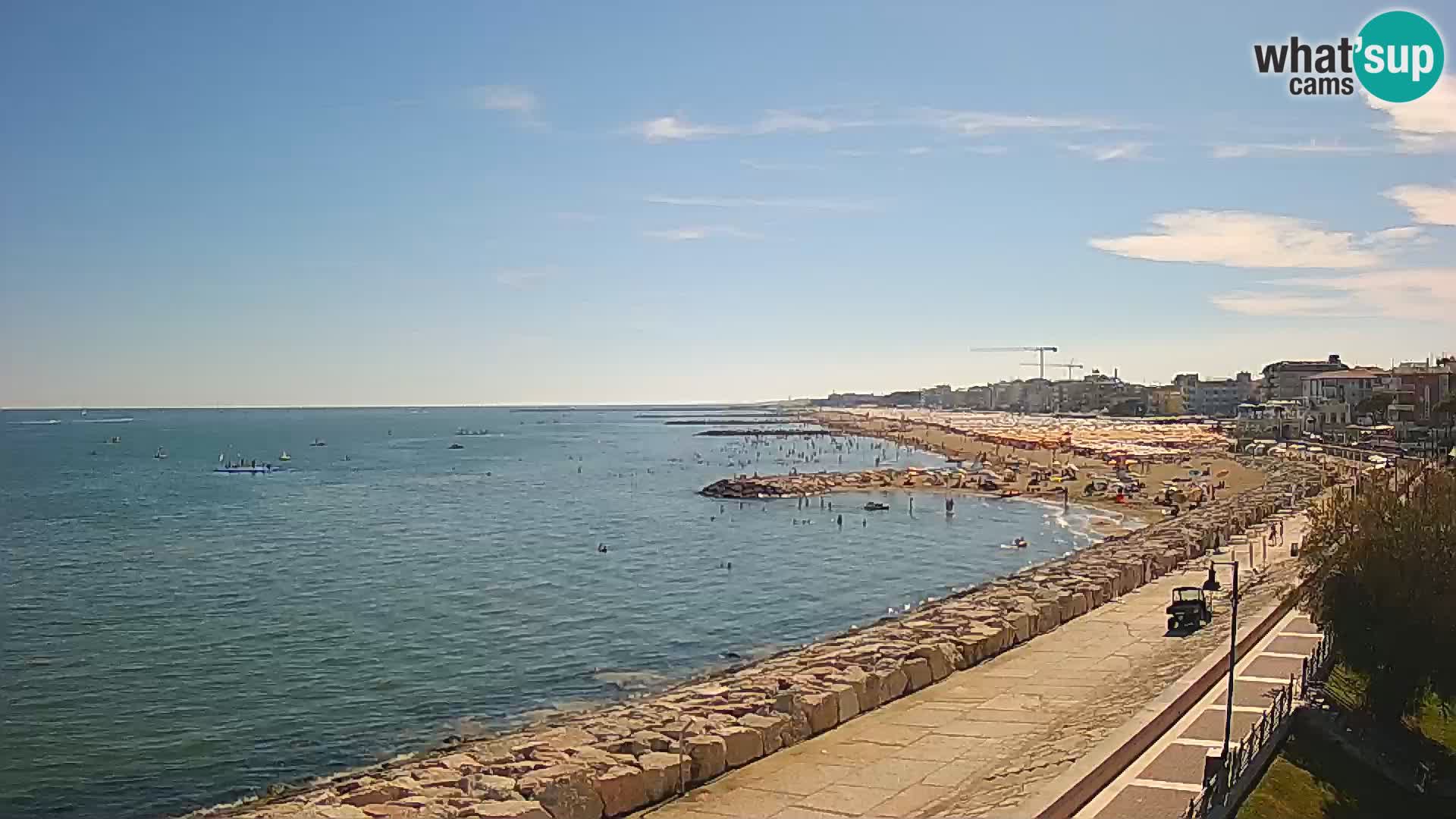 Webcam Caorle Ponente – View from Marinai di Caorle
