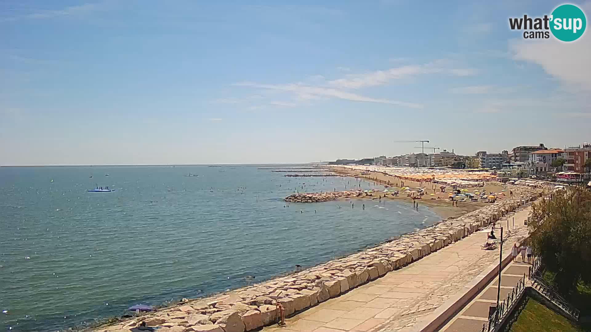 Webcam Caorle Ponente – Vista desde Marinai di Caorle