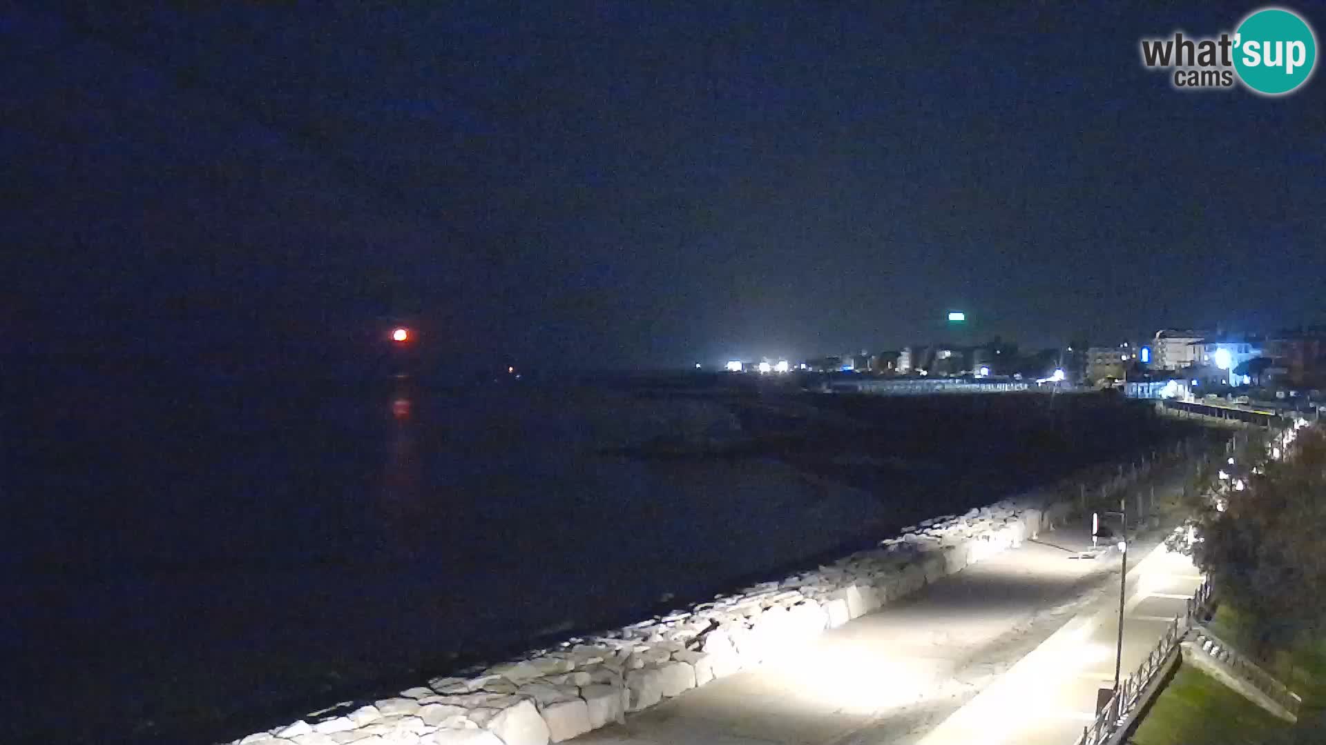 Webcam Caorle Ponente – Blick von Marinai di Caorle