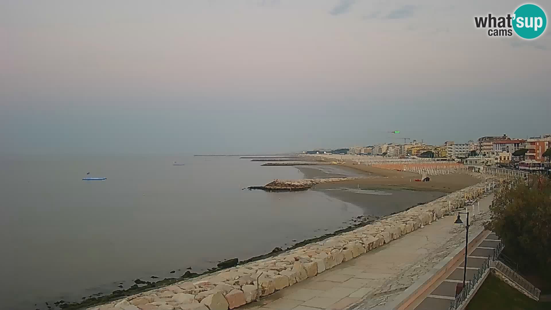 Webcam Caorle Ponente – Blick von Marinai di Caorle