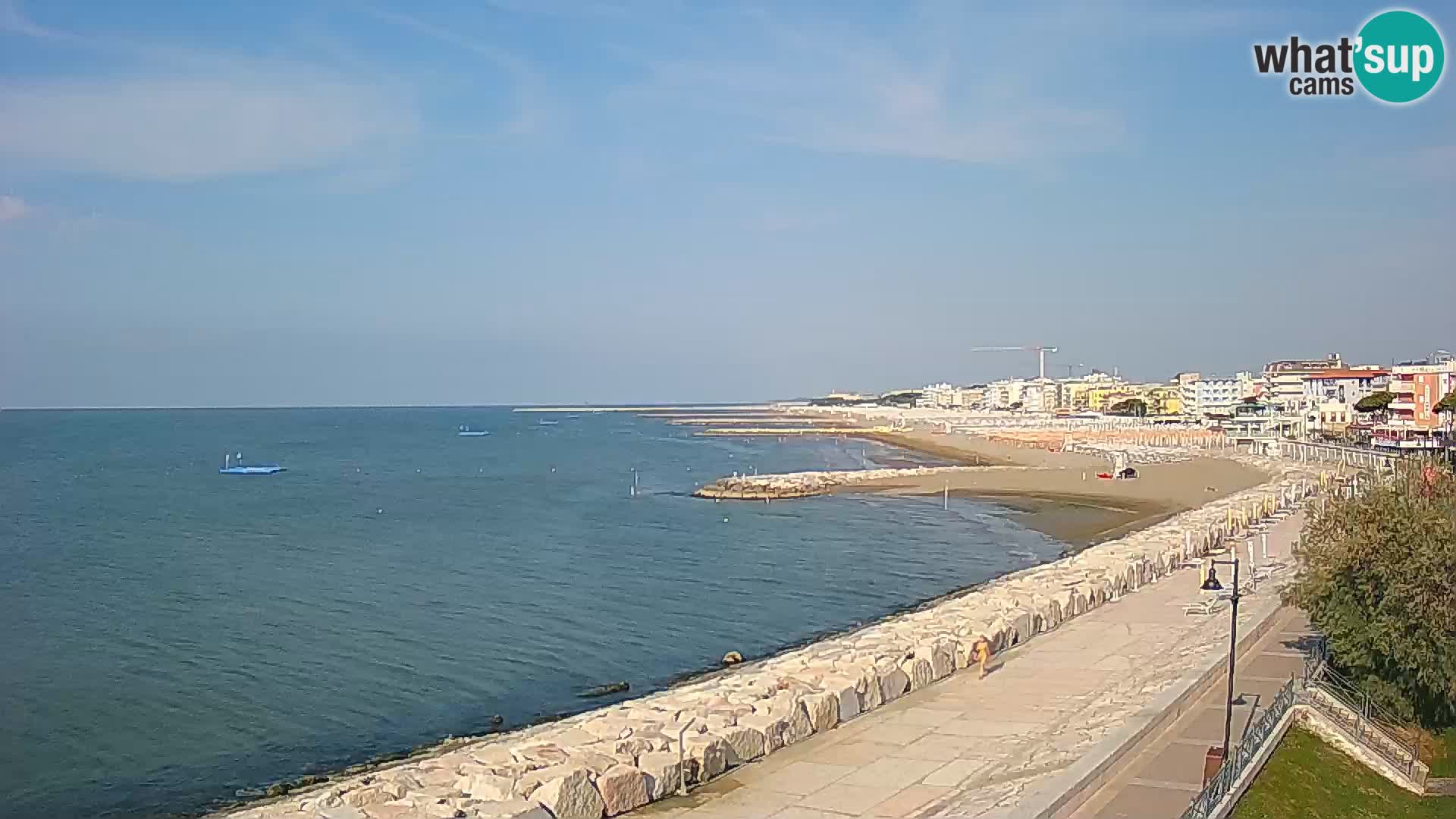 Webcam Caorle Ponente – Blick von Marinai di Caorle