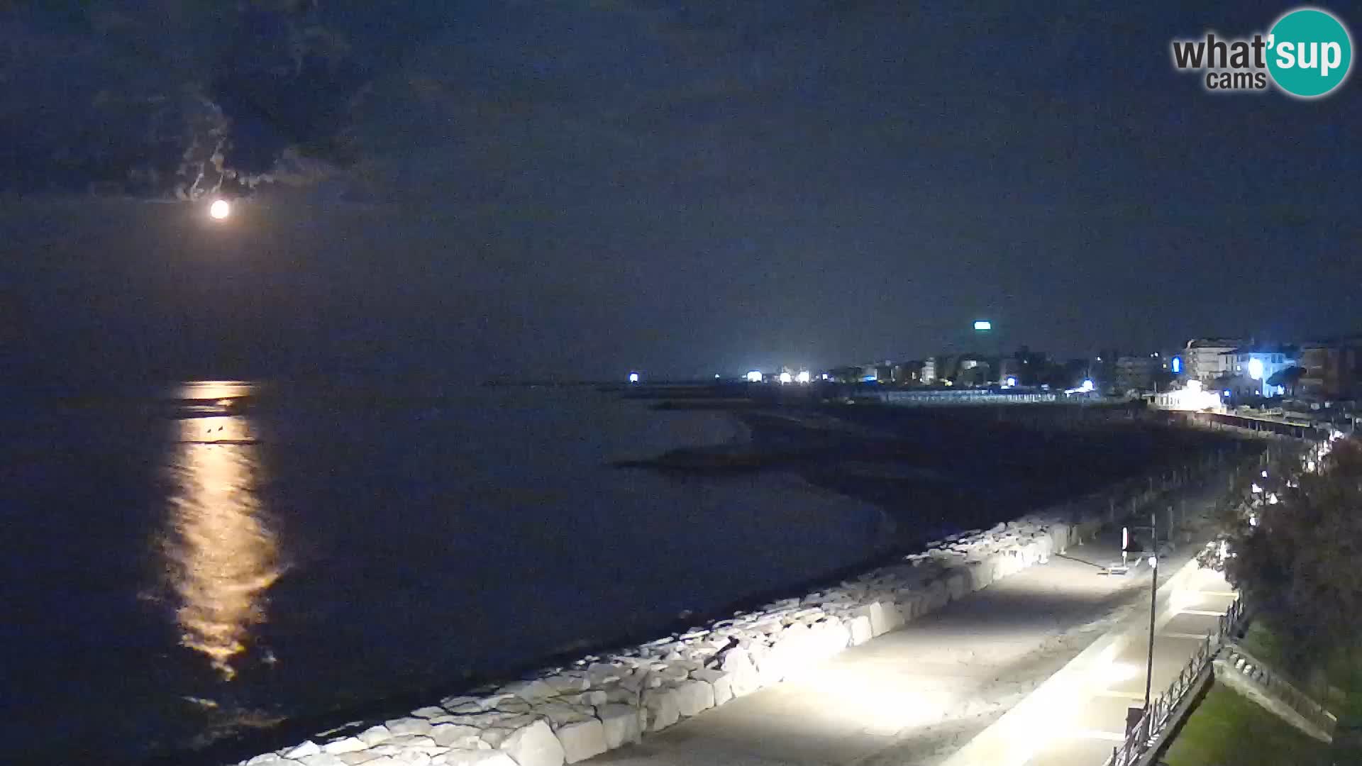 Webcam Caorle Ponente – Vue depuis les Marinai di Caorle
