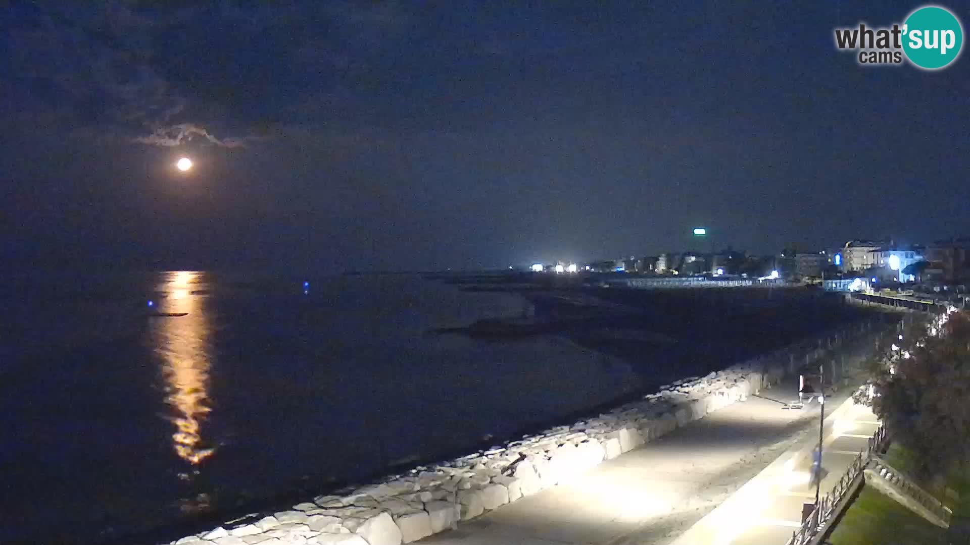 Webcam Caorle Ponente – Blick von Marinai di Caorle