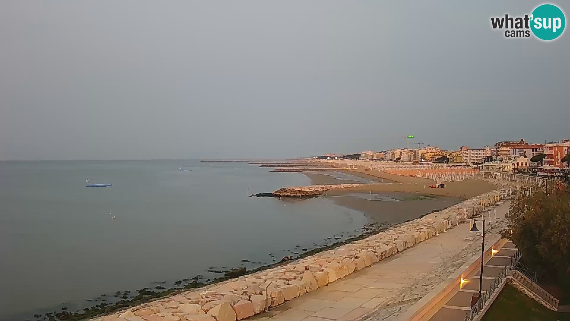 Webcam Caorle Ponente – Blick von Marinai di Caorle