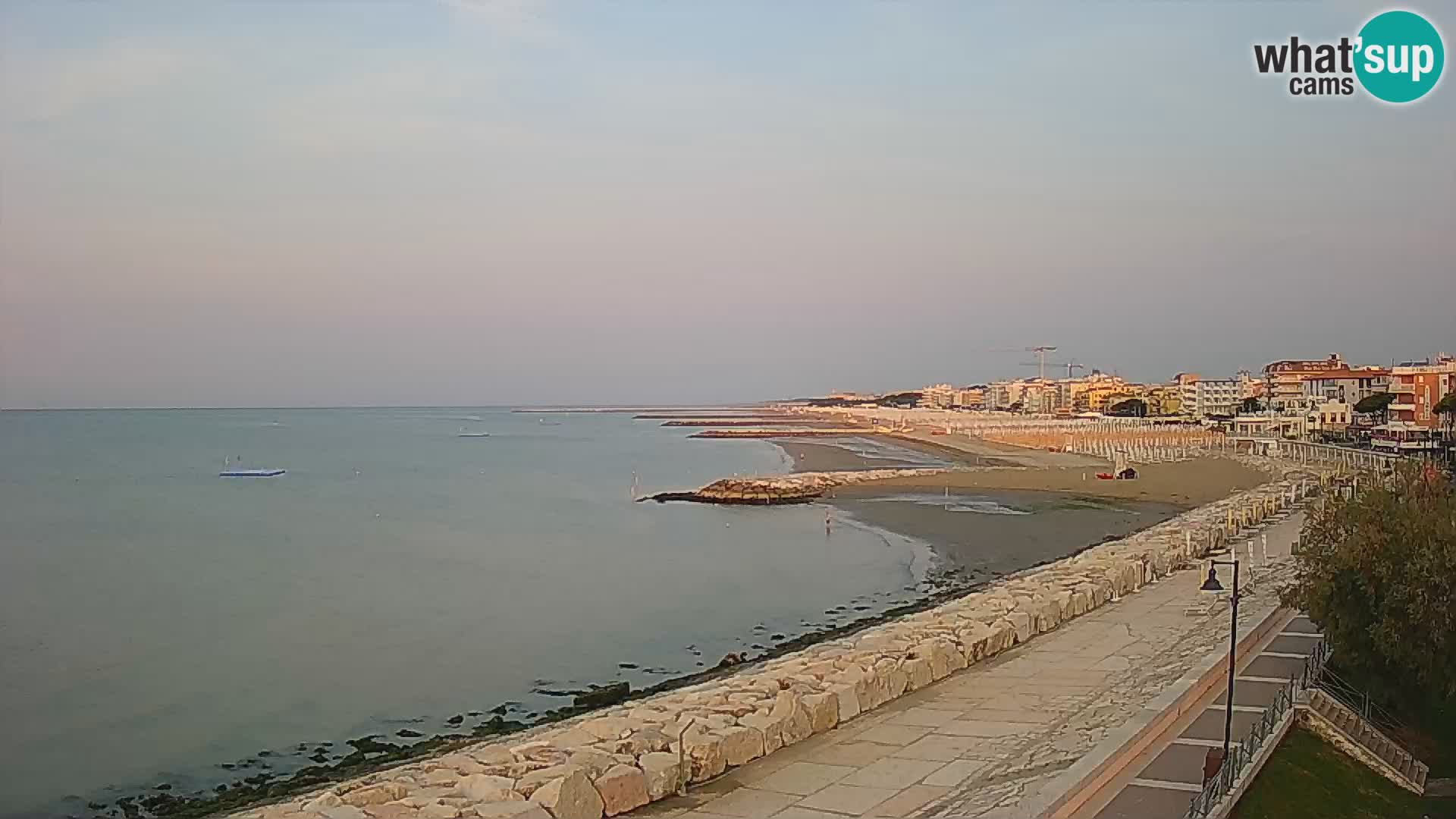 Webcam Caorle Ponente – Blick von Marinai di Caorle