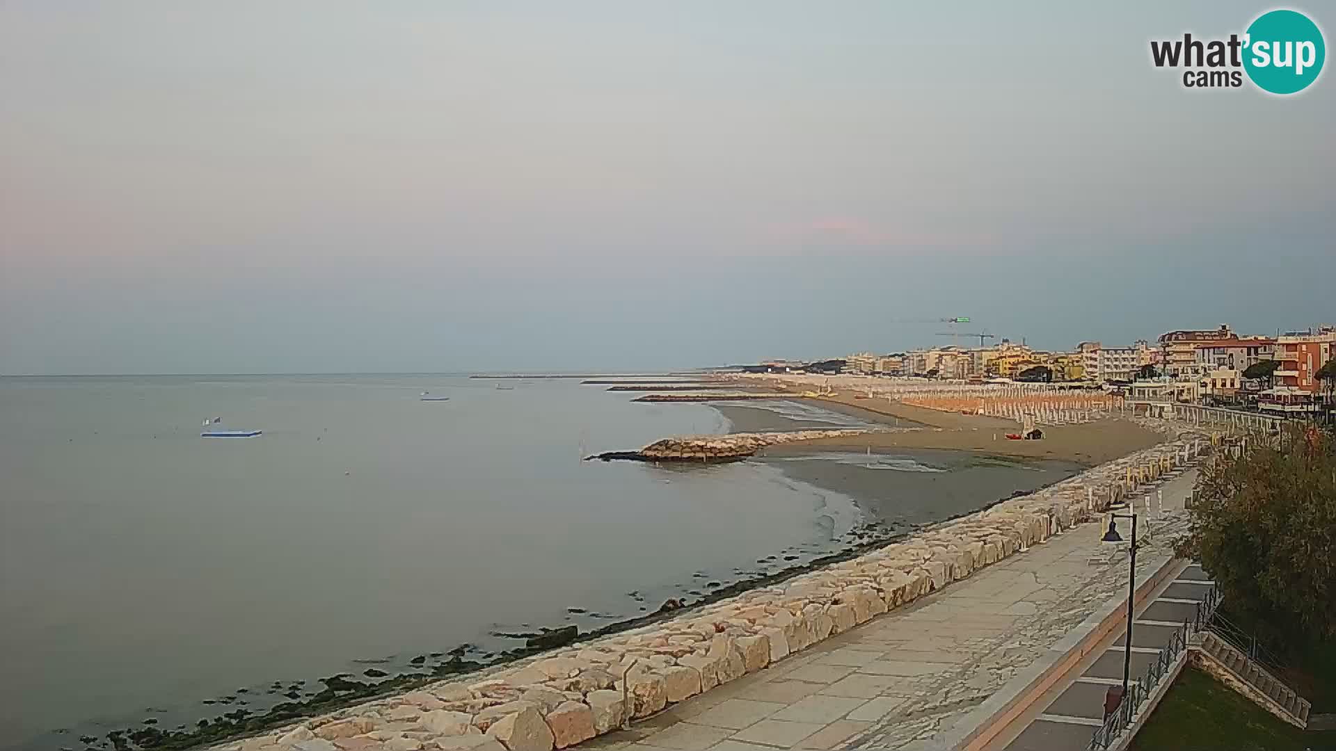 Webcam Caorle Ponente – Blick von Marinai di Caorle