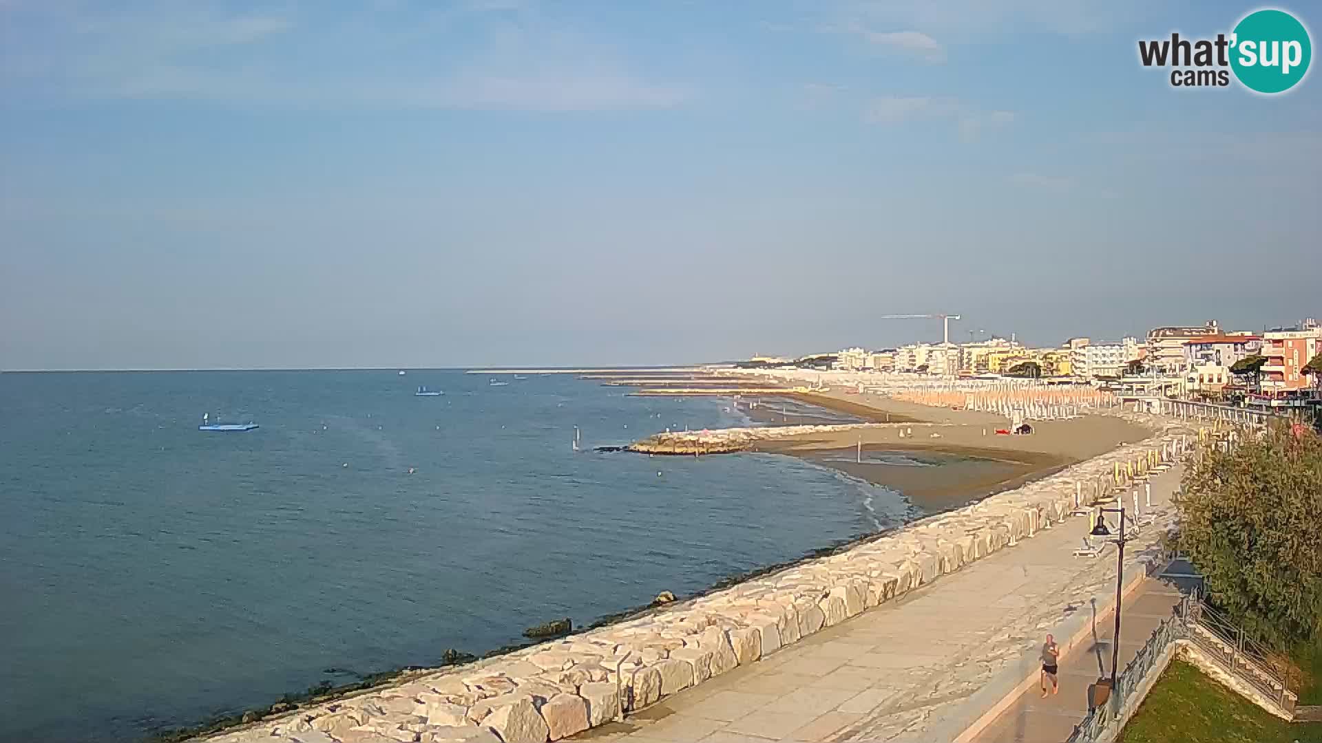 Webcam Caorle Ponente – Blick von Marinai di Caorle