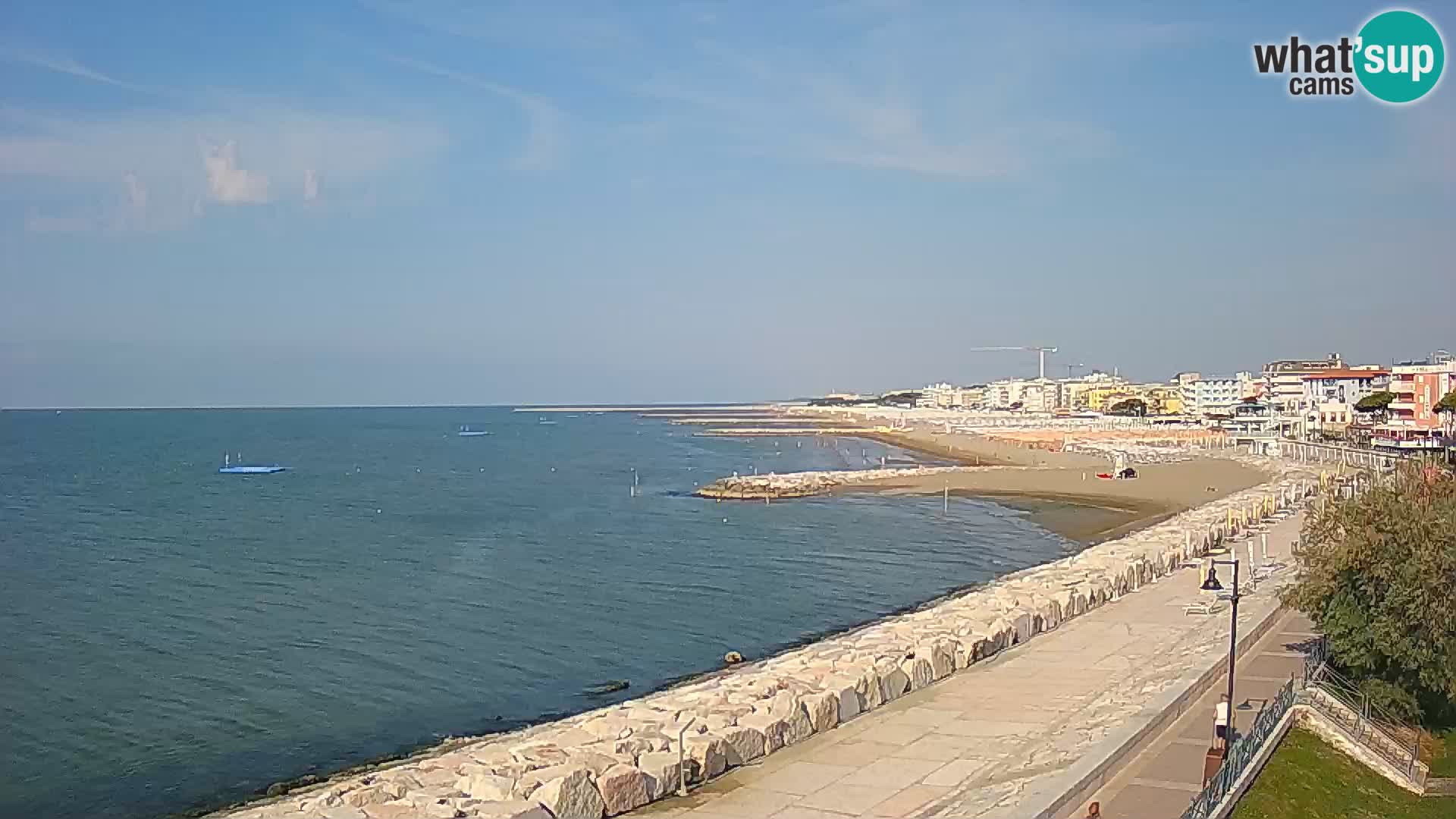 Webcam Caorle Ponente – Blick von Marinai di Caorle