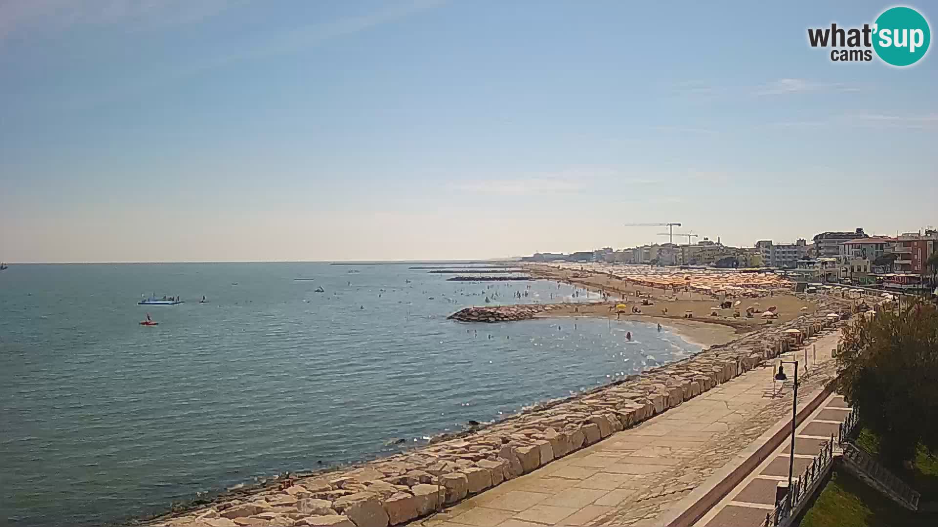 Kamera Caorle Ponente – Pogled iz “Marinai di Caorle”