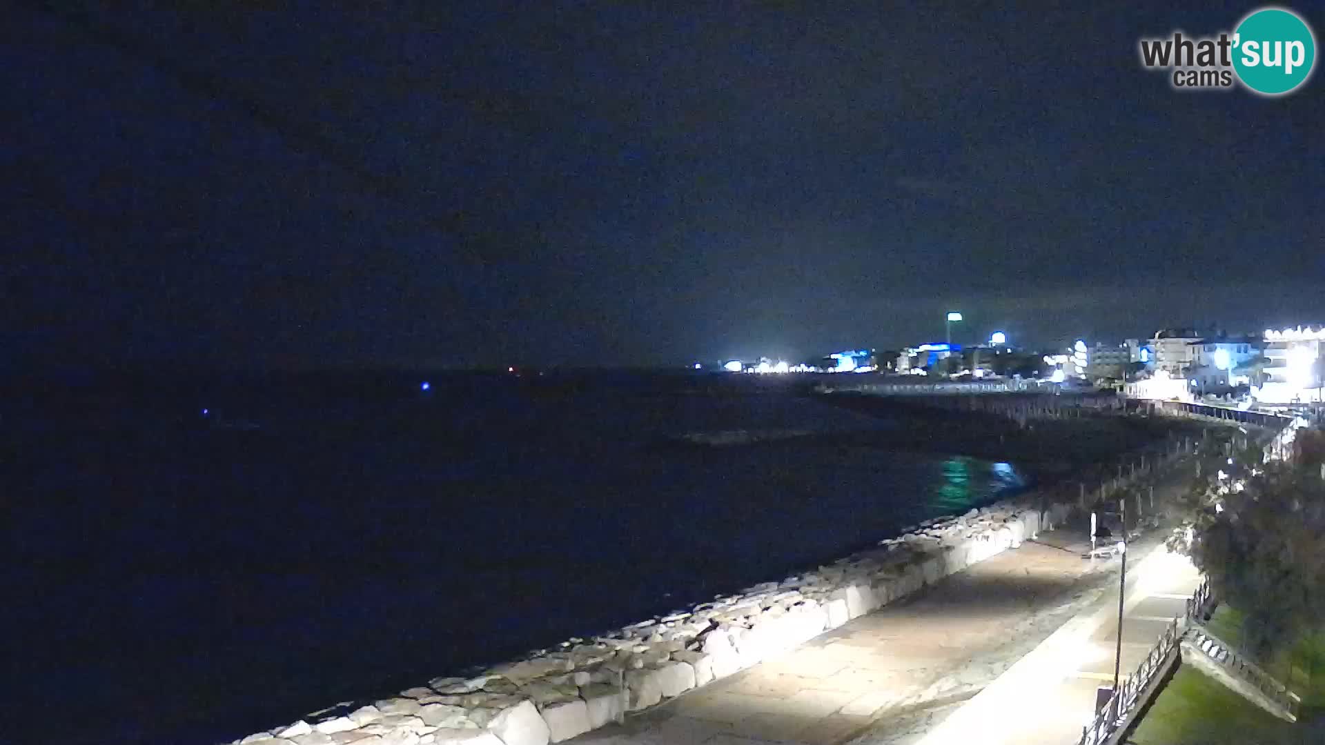 Webcam Caorle Ponente – Blick von Marinai di Caorle