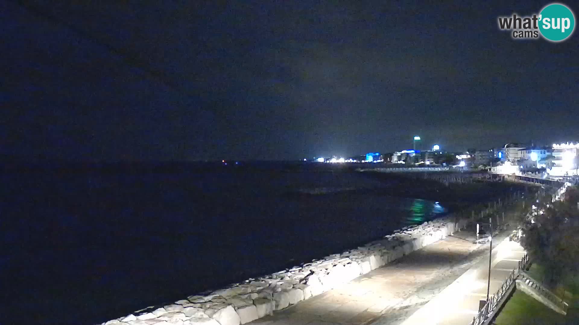 Webcam Caorle Ponente – Vue depuis les Marinai di Caorle