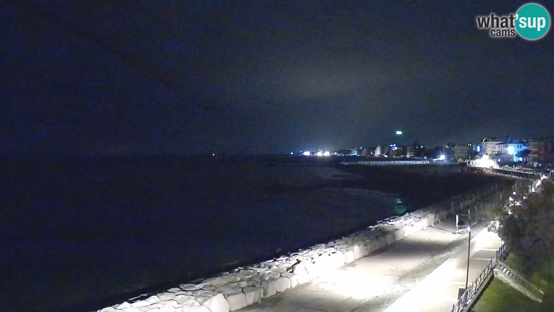 Webcam Caorle Ponente – Blick von Marinai di Caorle