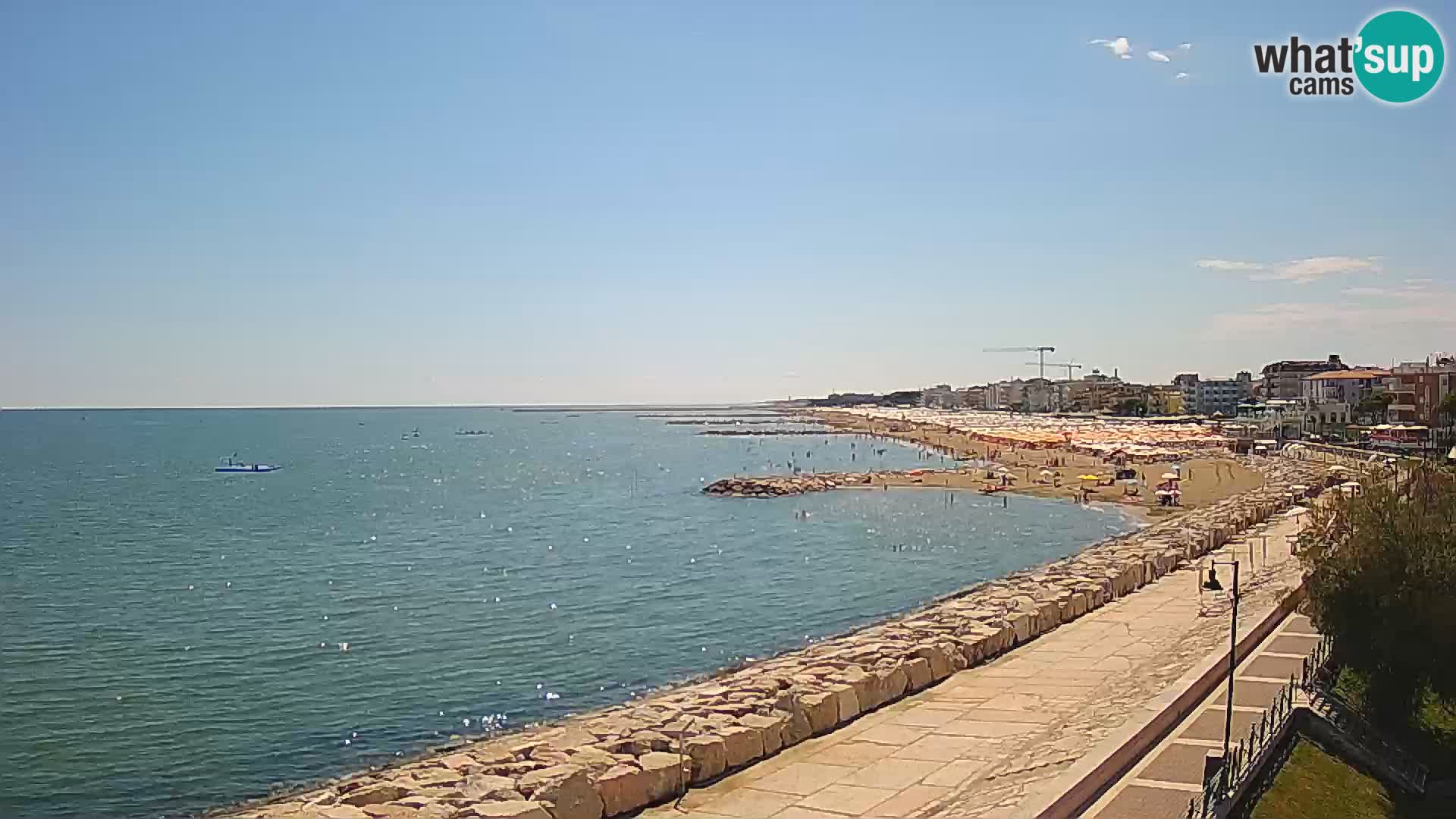 Webcam Caorle Ponente – View from Marinai di Caorle