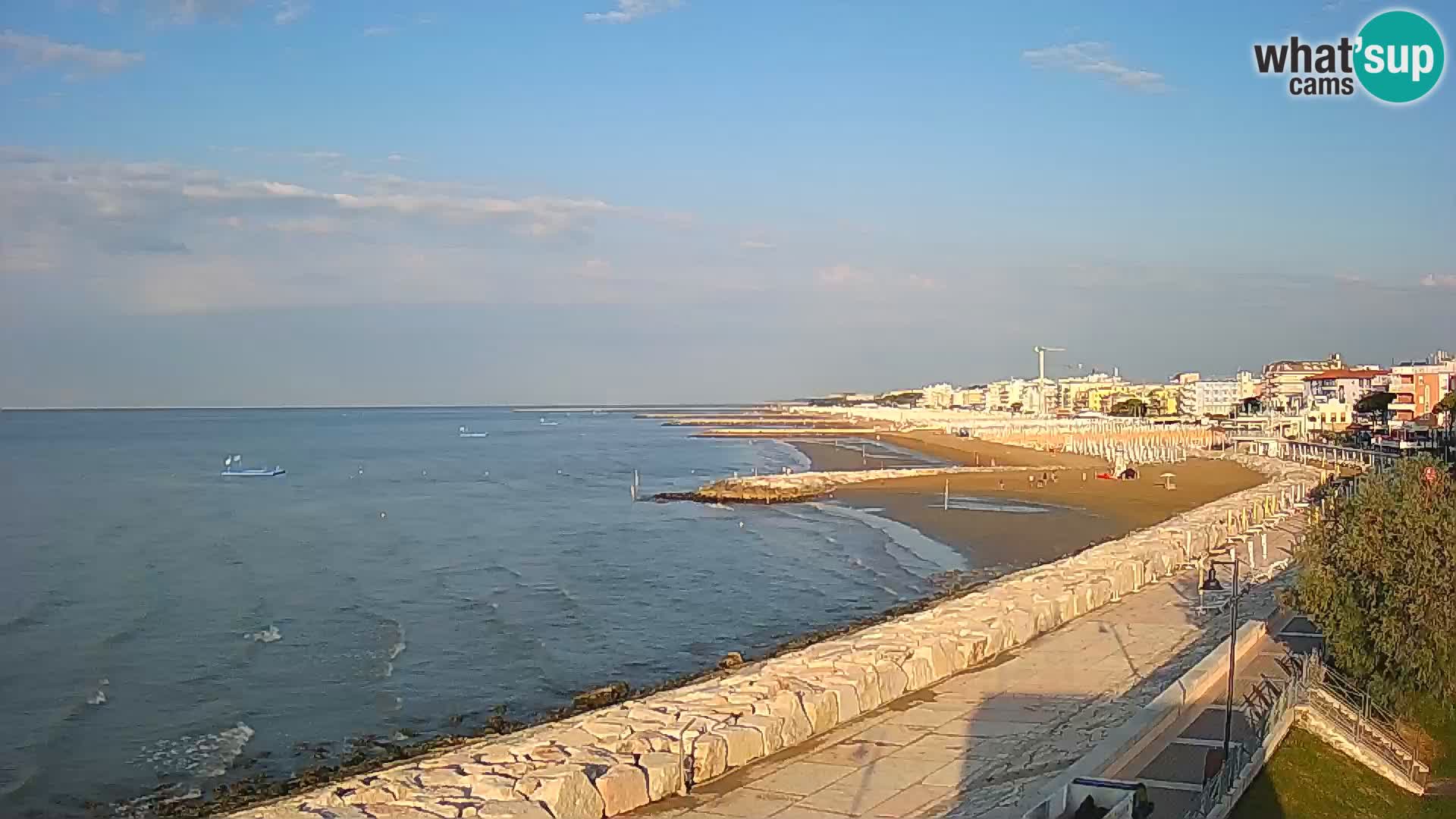 Webcam Caorle Ponente – View from Marinai di Caorle